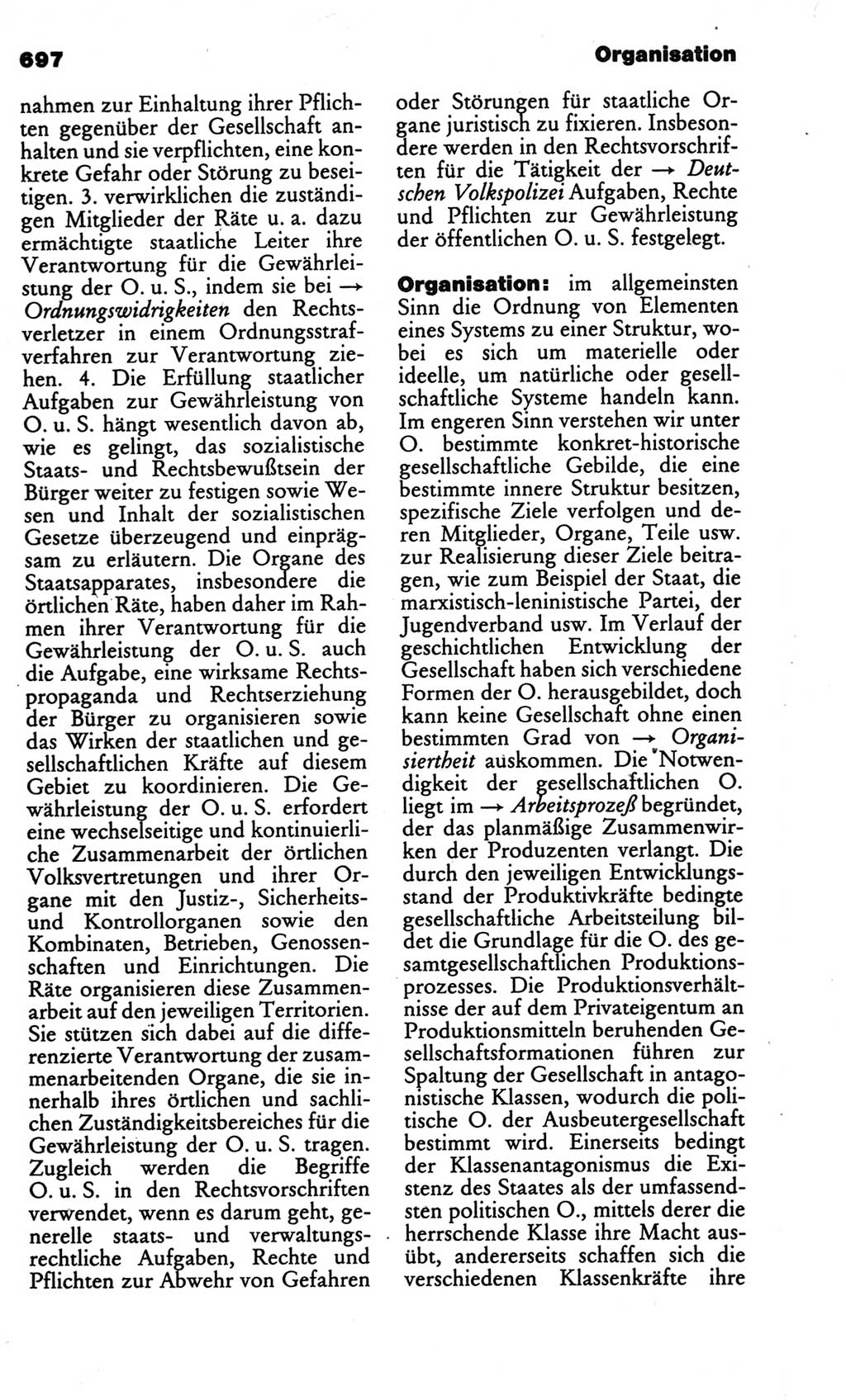 Kleines politisches Wörterbuch [Deutsche Demokratische Republik (DDR)] 1986, Seite 697 (Kl. pol. Wb. DDR 1986, S. 697)