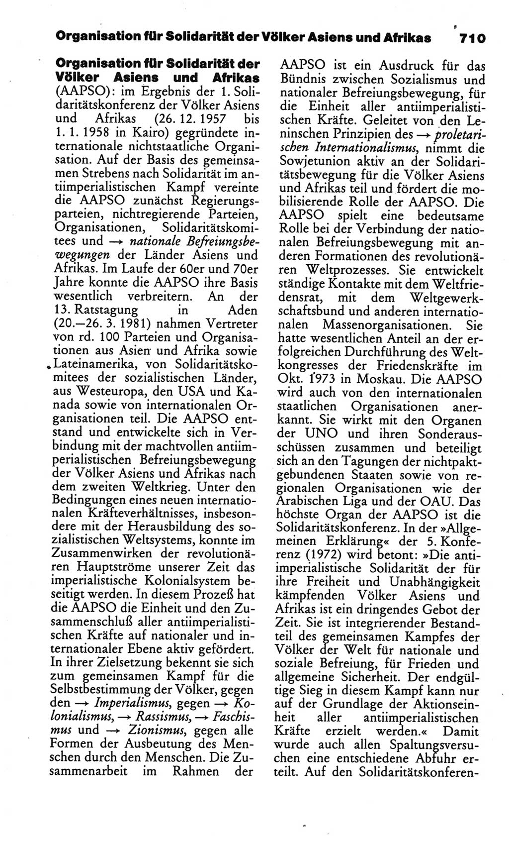Kleines politisches Wörterbuch [Deutsche Demokratische Republik (DDR)] 1986, Seite 710 (Kl. pol. Wb. DDR 1986, S. 710)