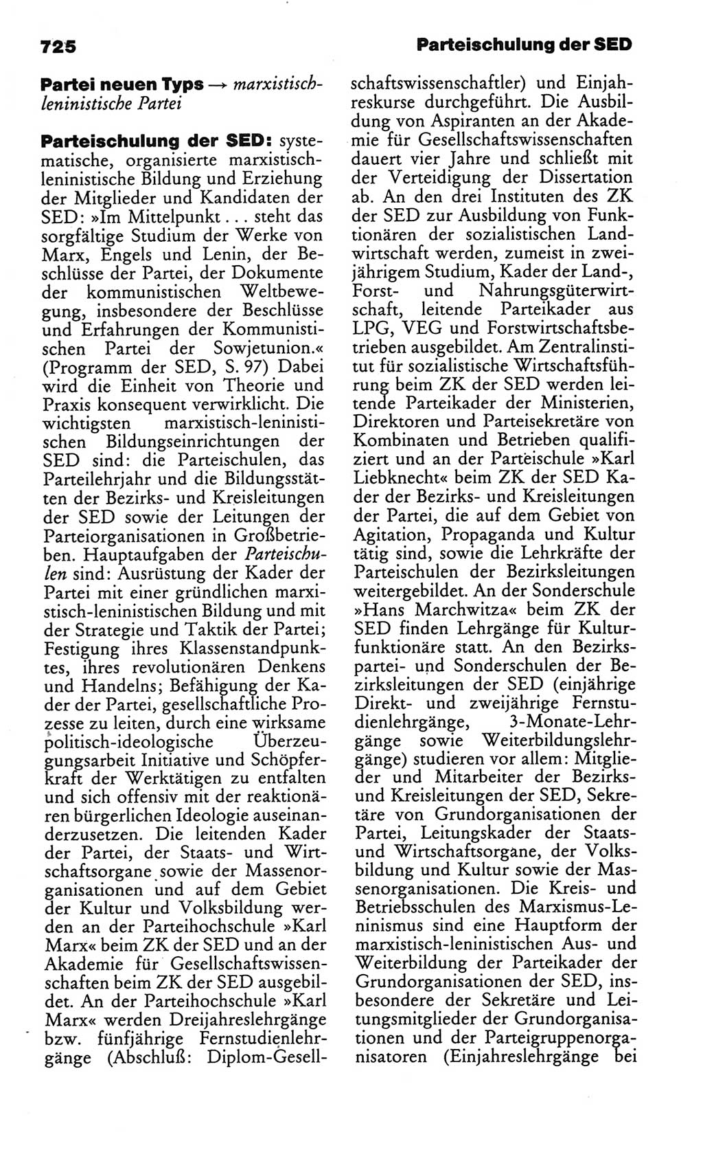 Kleines politisches Wörterbuch [Deutsche Demokratische Republik (DDR)] 1986, Seite 725 (Kl. pol. Wb. DDR 1986, S. 725)