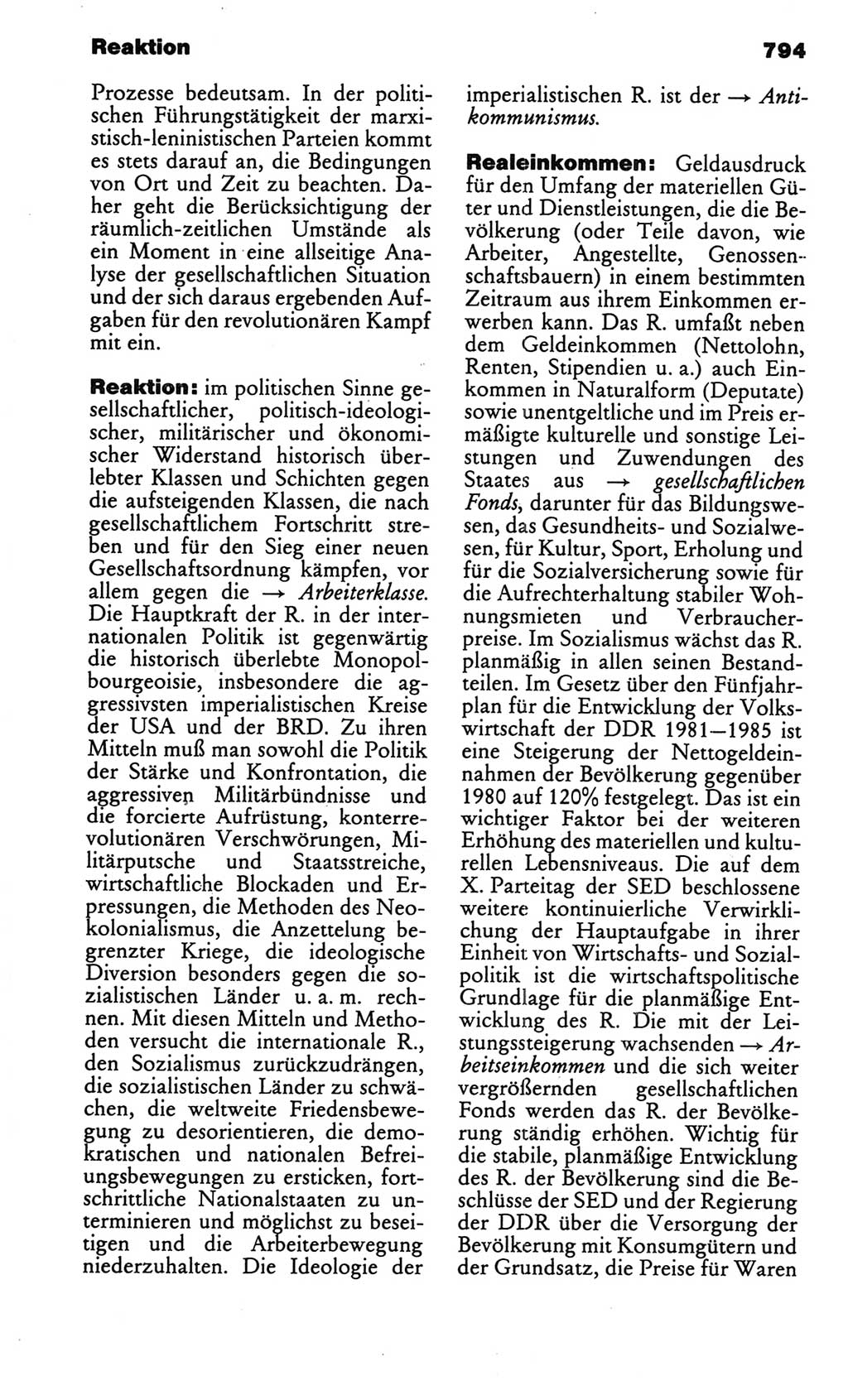 Kleines politisches Wörterbuch [Deutsche Demokratische Republik (DDR)] 1986, Seite 794 (Kl. pol. Wb. DDR 1986, S. 794)