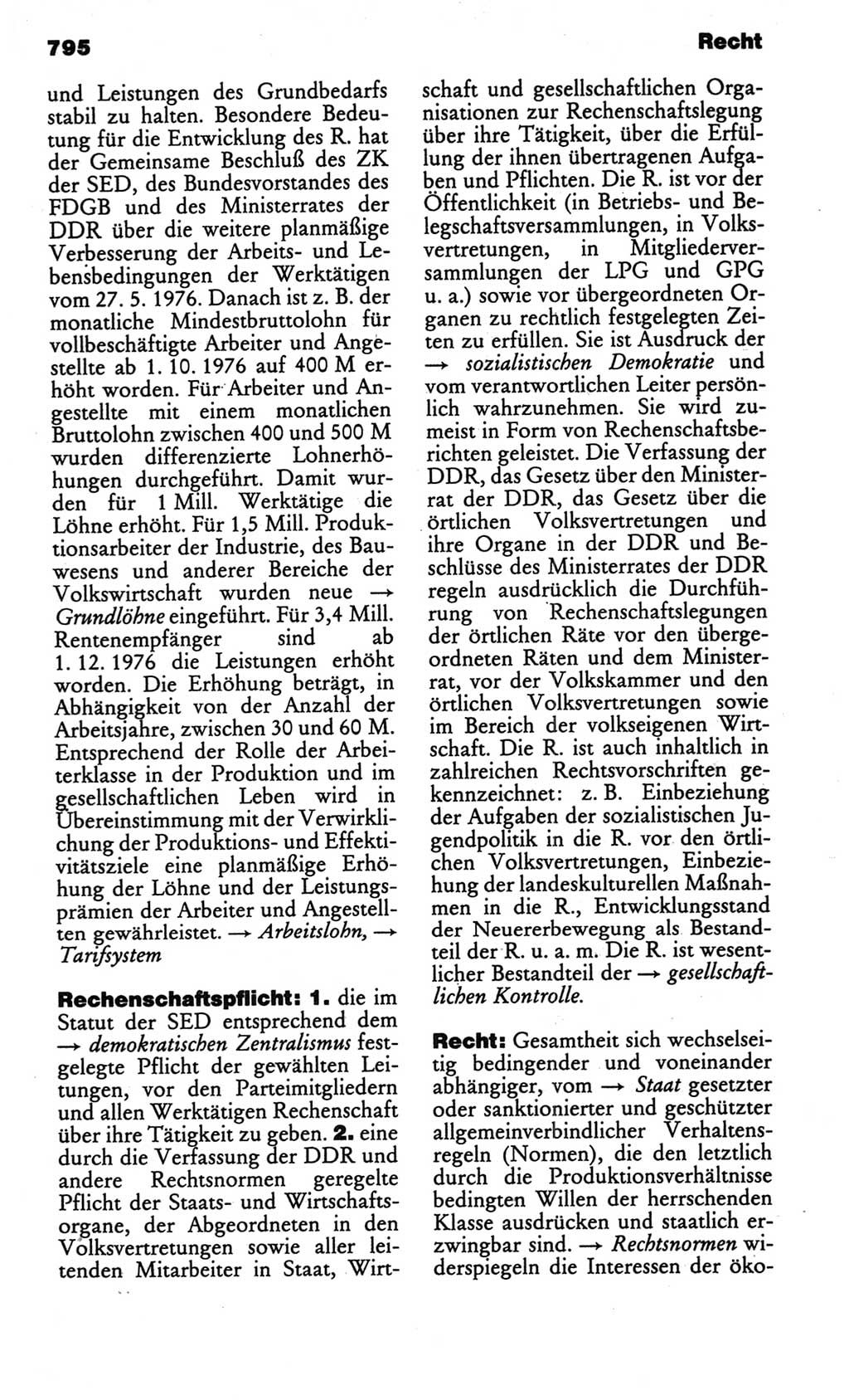 Kleines politisches Wörterbuch [Deutsche Demokratische Republik (DDR)] 1986, Seite 795 (Kl. pol. Wb. DDR 1986, S. 795)