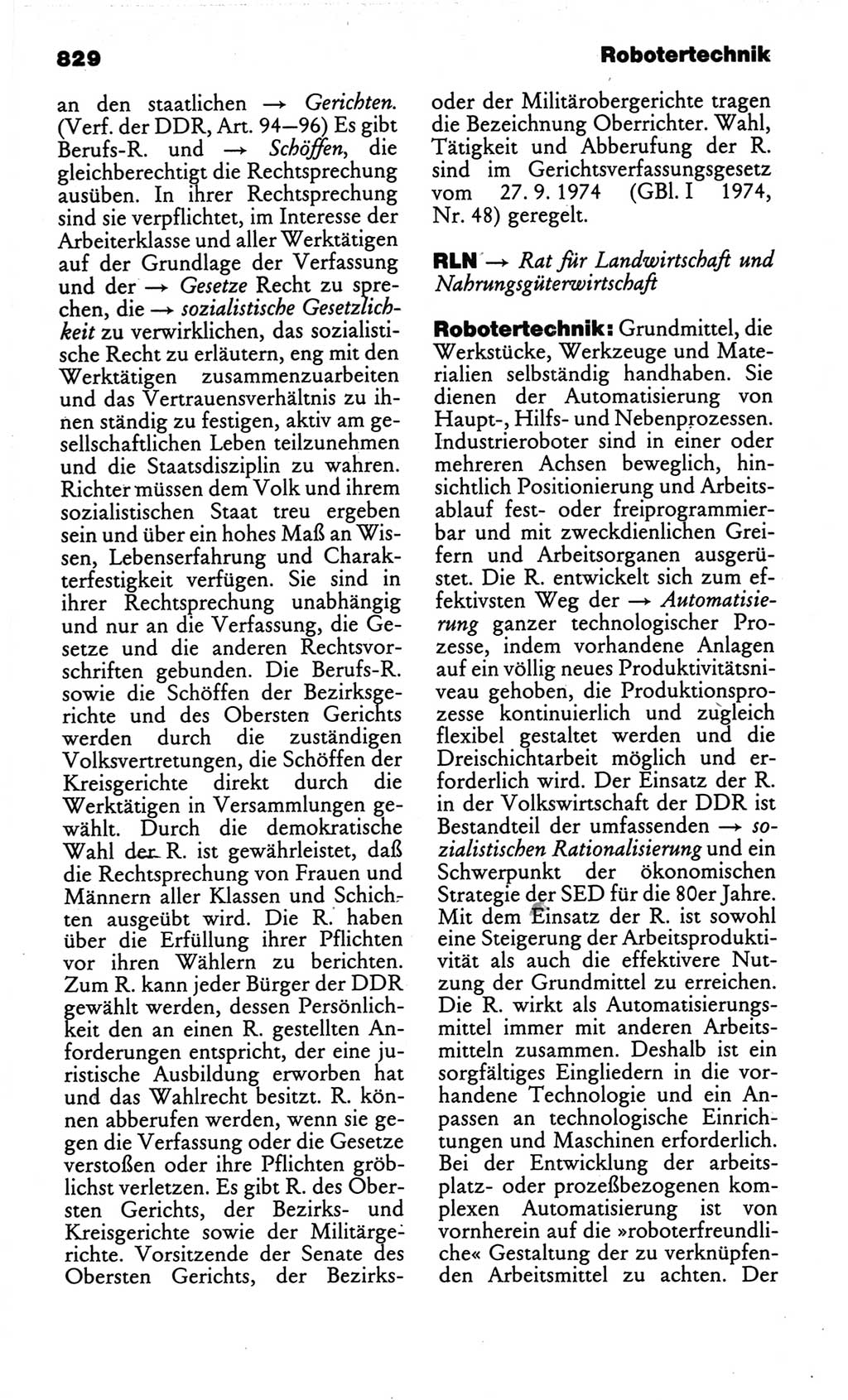 Kleines politisches Wörterbuch [Deutsche Demokratische Republik (DDR)] 1986, Seite 829 (Kl. pol. Wb. DDR 1986, S. 829)