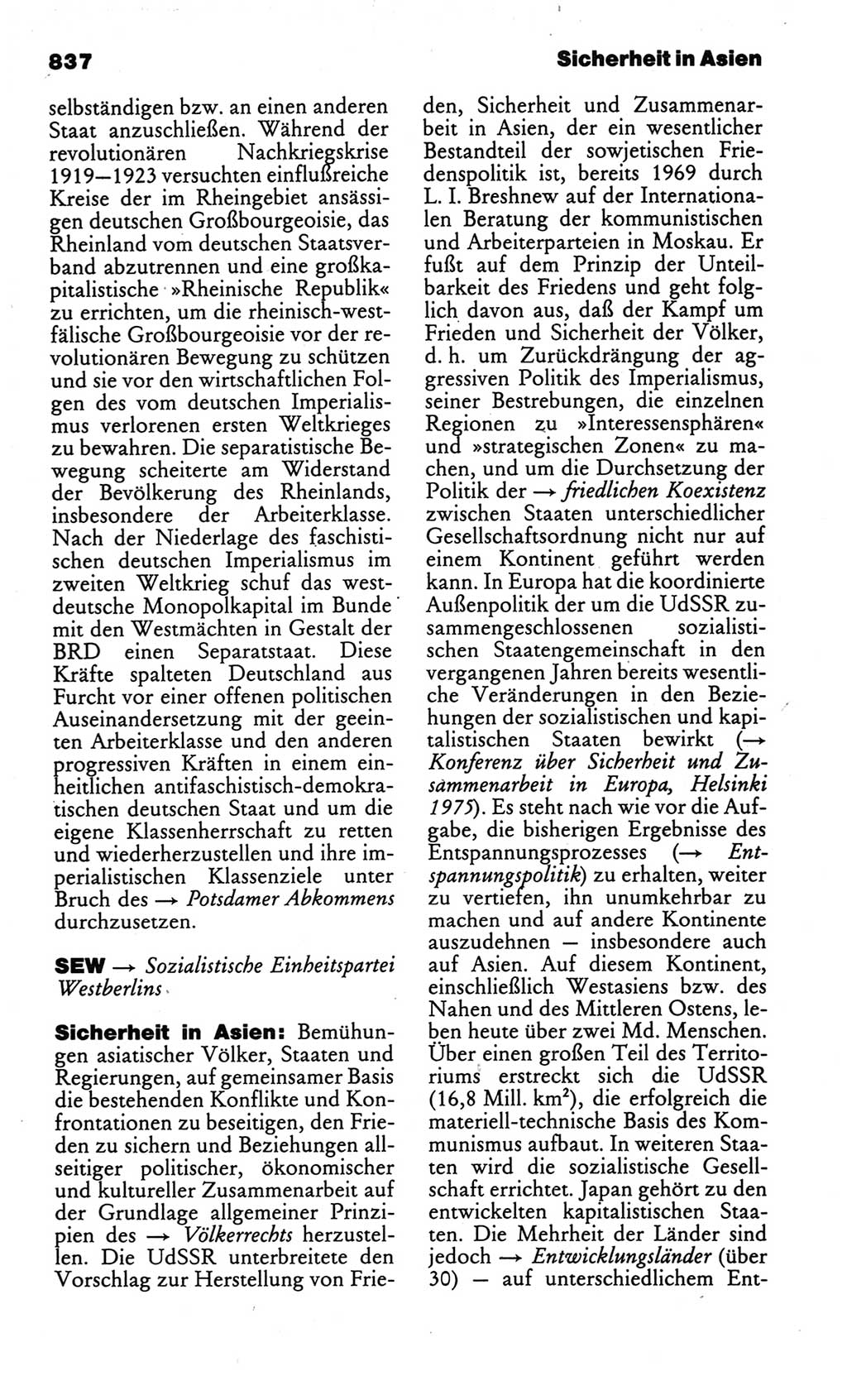Kleines politisches Wörterbuch [Deutsche Demokratische Republik (DDR)] 1986, Seite 837 (Kl. pol. Wb. DDR 1986, S. 837)