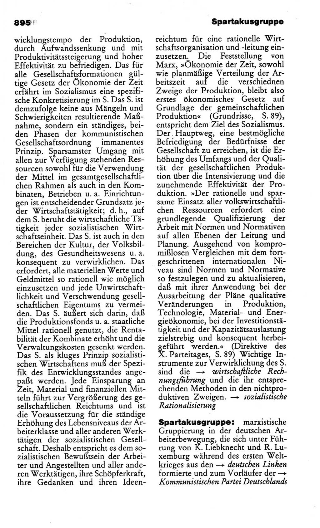 Kleines politisches Wörterbuch [Deutsche Demokratische Republik (DDR)] 1986, Seite 895 (Kl. pol. Wb. DDR 1986, S. 895)