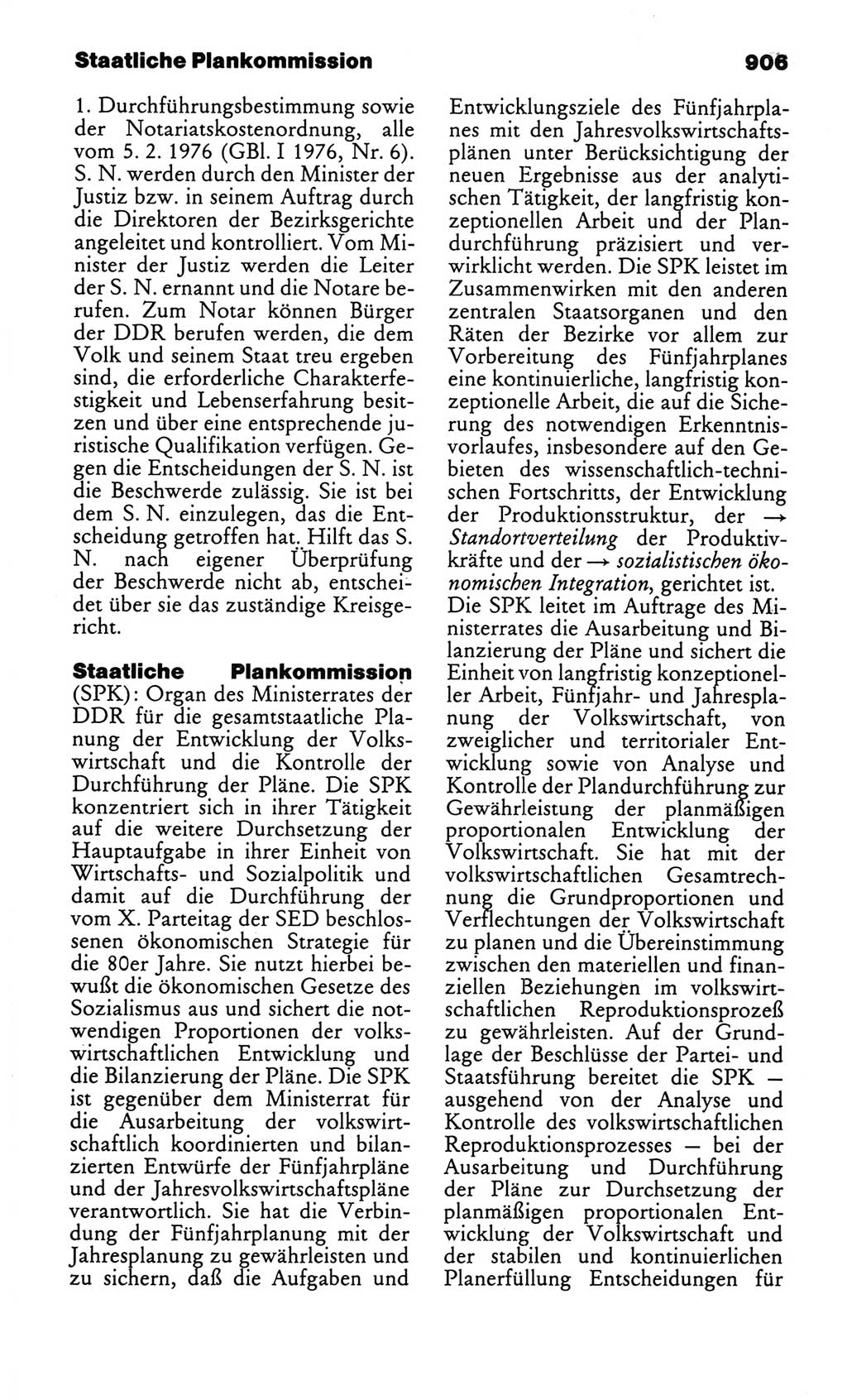 Kleines politisches Wörterbuch [Deutsche Demokratische Republik (DDR)] 1986, Seite 906 (Kl. pol. Wb. DDR 1986, S. 906)