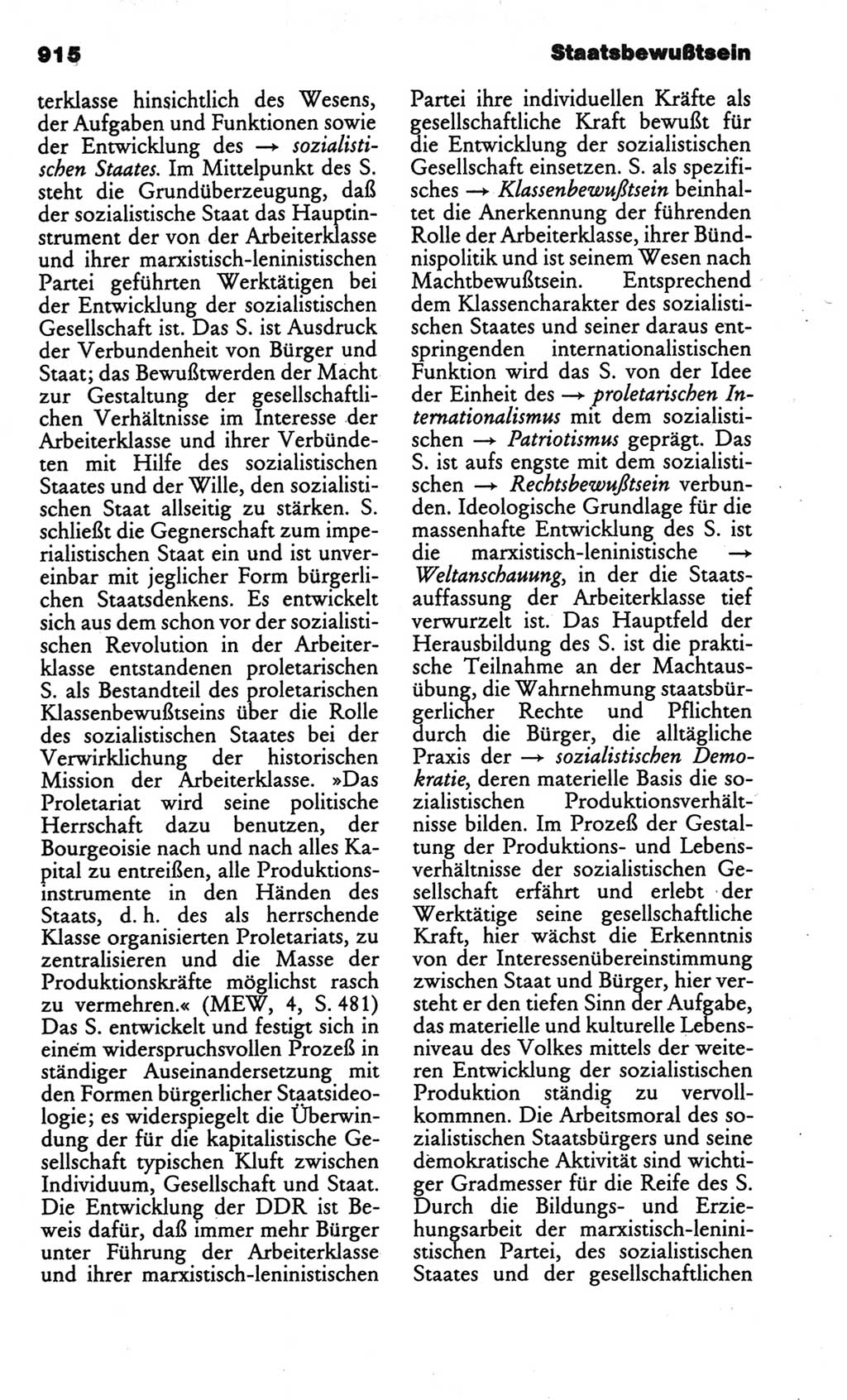 Kleines politisches Wörterbuch [Deutsche Demokratische Republik (DDR)] 1986, Seite 915 (Kl. pol. Wb. DDR 1986, S. 915)