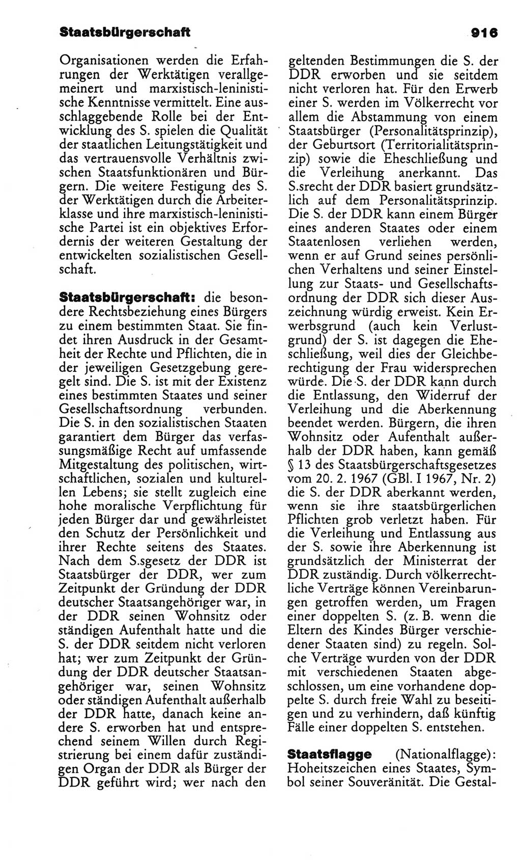 Kleines politisches Wörterbuch [Deutsche Demokratische Republik (DDR)] 1986, Seite 916 (Kl. pol. Wb. DDR 1986, S. 916)