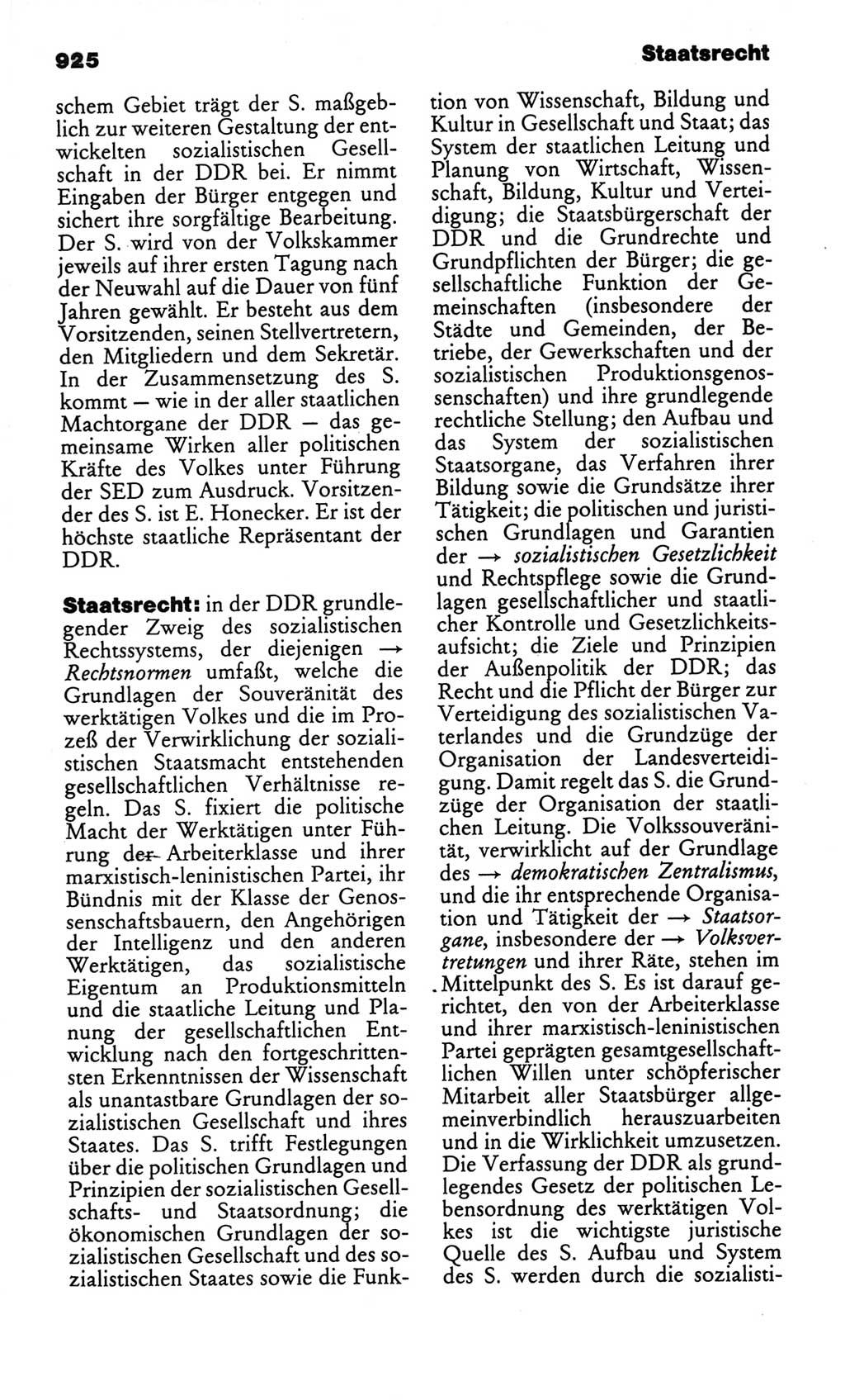Kleines politisches Wörterbuch [Deutsche Demokratische Republik (DDR)] 1986, Seite 925 (Kl. pol. Wb. DDR 1986, S. 925)