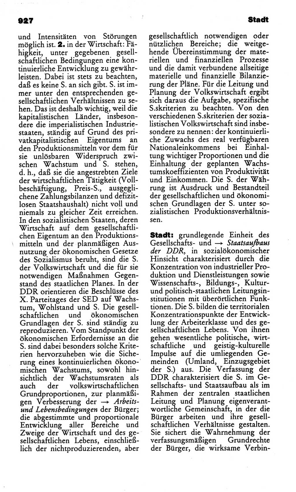 Kleines politisches Wörterbuch [Deutsche Demokratische Republik (DDR)] 1986, Seite 927 (Kl. pol. Wb. DDR 1986, S. 927)