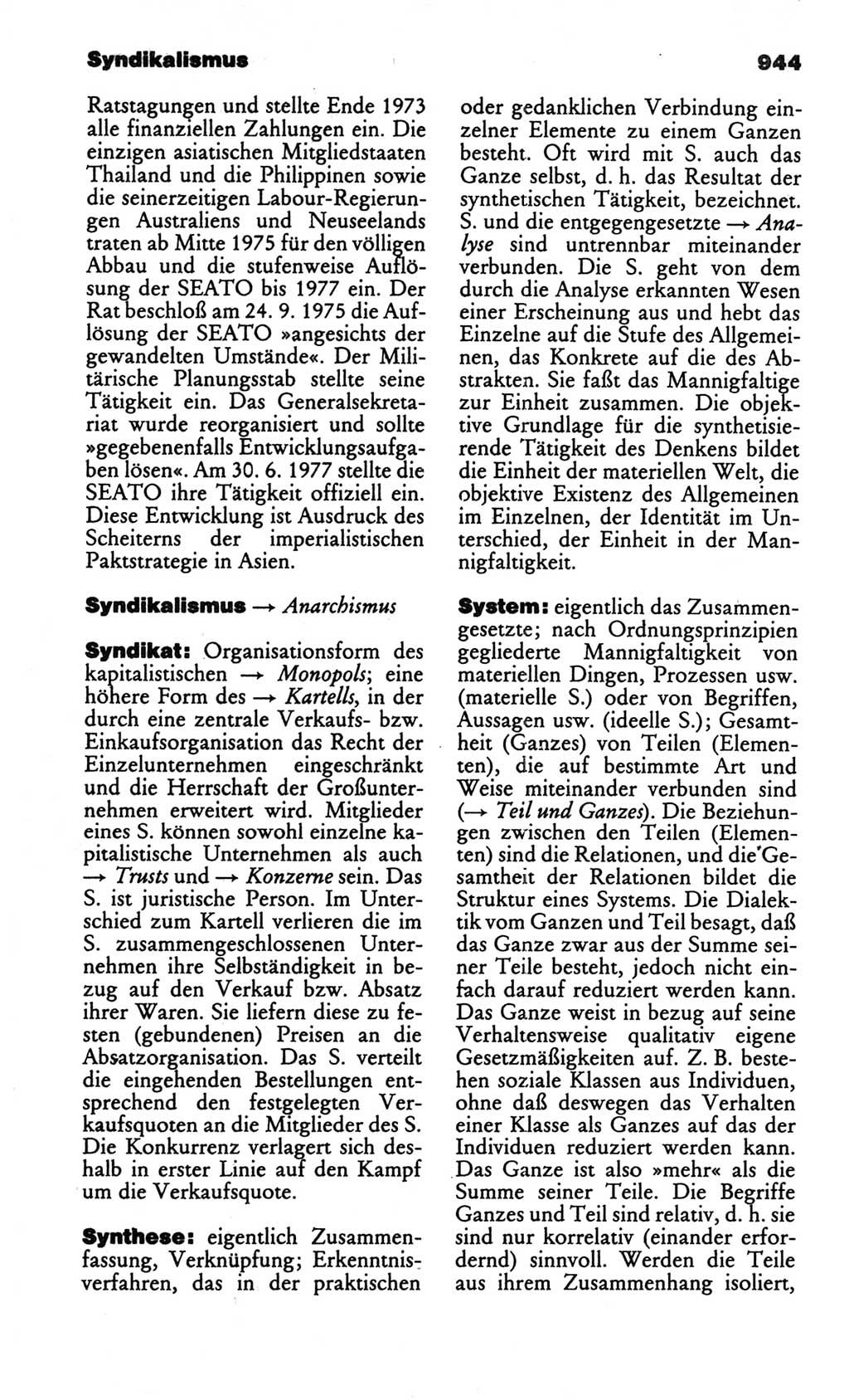 Kleines politisches Wörterbuch [Deutsche Demokratische Republik (DDR)] 1986, Seite 944 (Kl. pol. Wb. DDR 1986, S. 944)