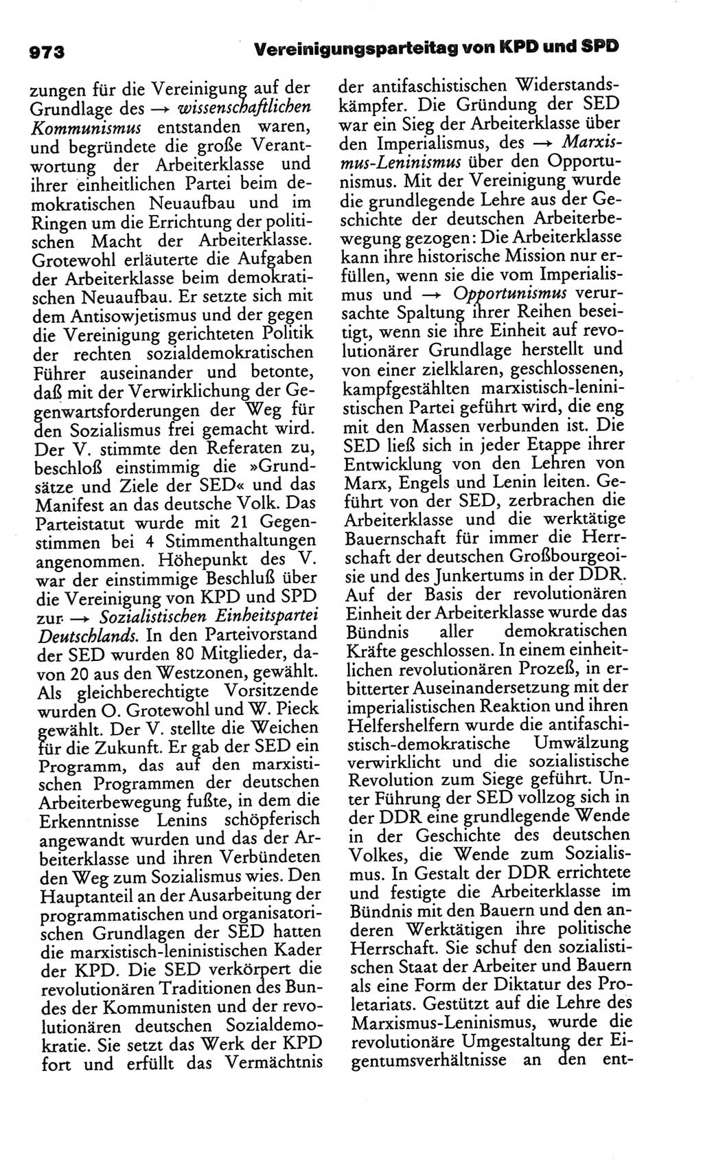 Kleines politisches Wörterbuch [Deutsche Demokratische Republik (DDR)] 1986, Seite 973 (Kl. pol. Wb. DDR 1986, S. 973)