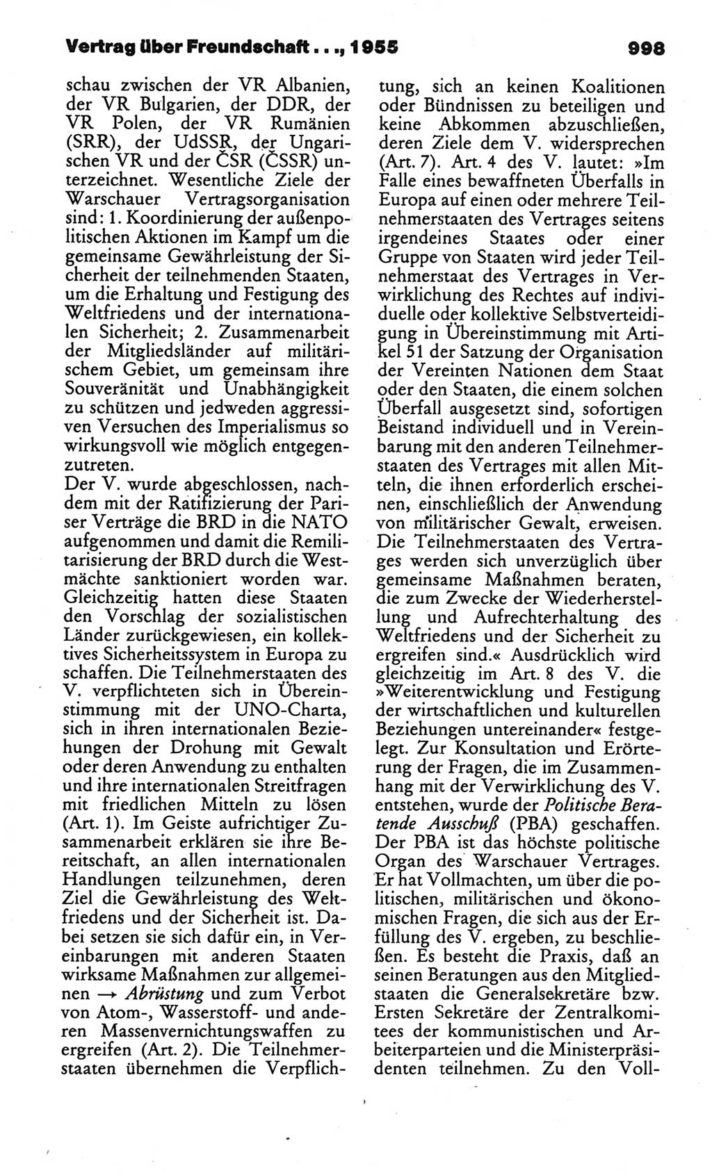 Kleines politisches Wörterbuch [Deutsche Demokratische Republik (DDR)] 1986, Seite 998 (Kl. pol. Wb. DDR 1986, S. 998)