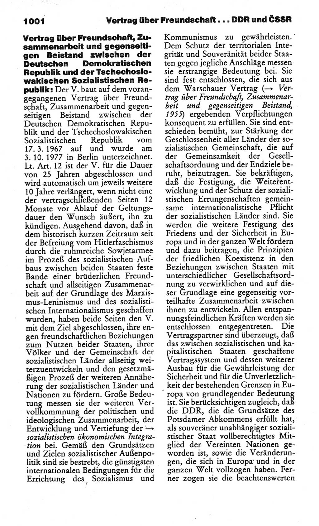 Kleines politisches Wörterbuch [Deutsche Demokratische Republik (DDR)] 1986, Seite 1001 (Kl. pol. Wb. DDR 1986, S. 1001)