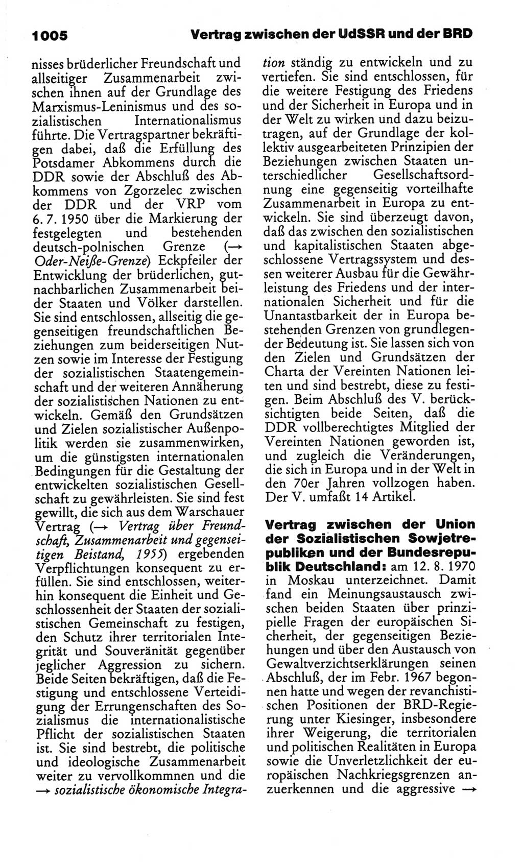 Kleines politisches Wörterbuch [Deutsche Demokratische Republik (DDR)] 1986, Seite 1005 (Kl. pol. Wb. DDR 1986, S. 1005)