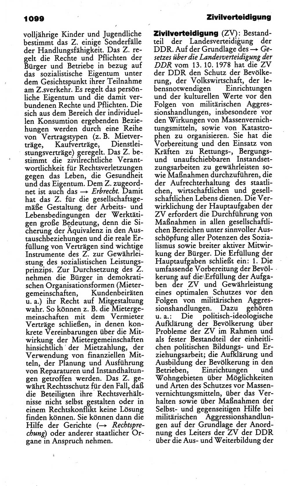 Kleines politisches Wörterbuch [Deutsche Demokratische Republik (DDR)] 1986, Seite 1099 (Kl. pol. Wb. DDR 1986, S. 1099)