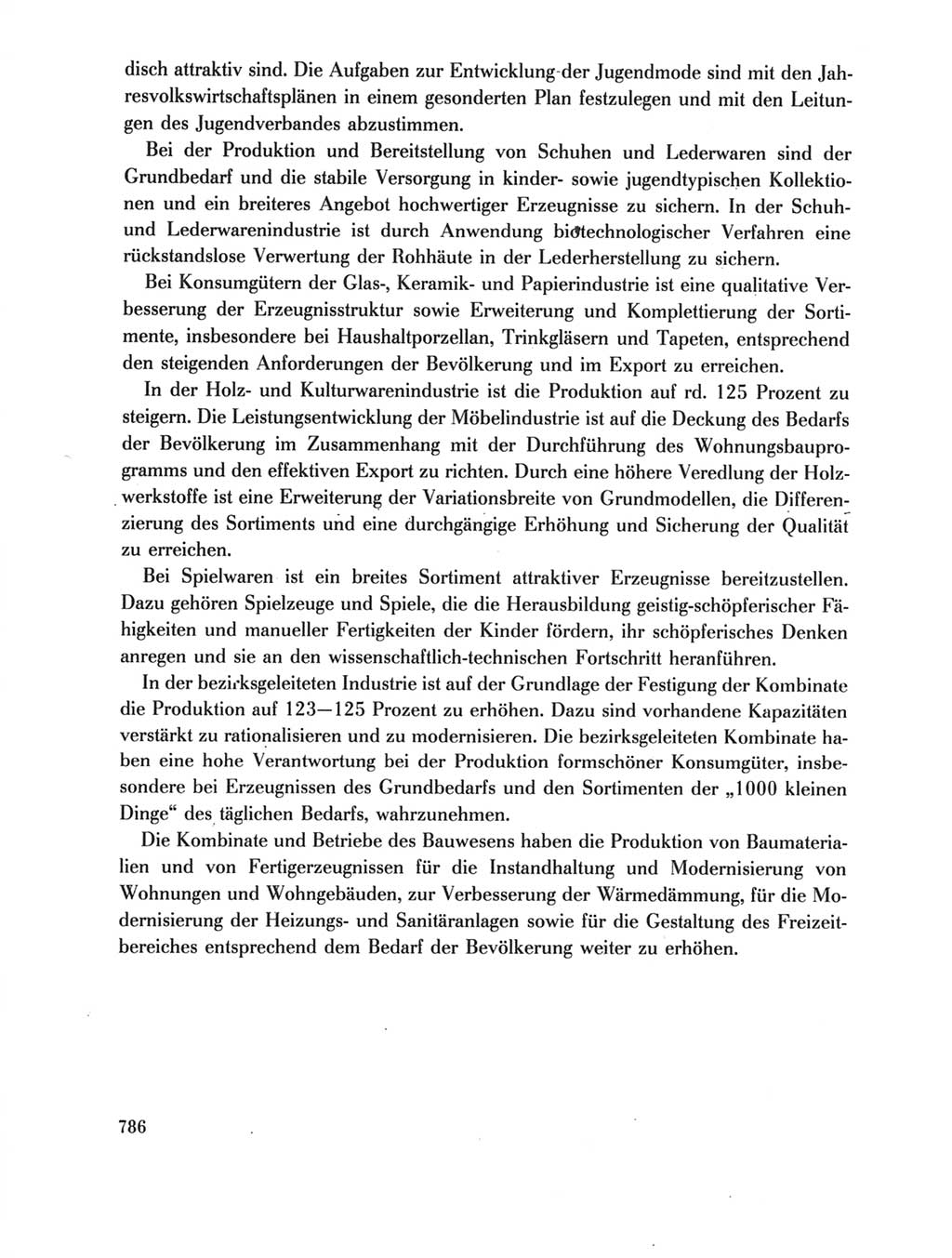 Protokoll der Verhandlungen des Ⅺ. Parteitages der Sozialistischen Einheitspartei Deutschlands (SED) [Deutsche Demokratische Republik (DDR)] 1986, Seite 786