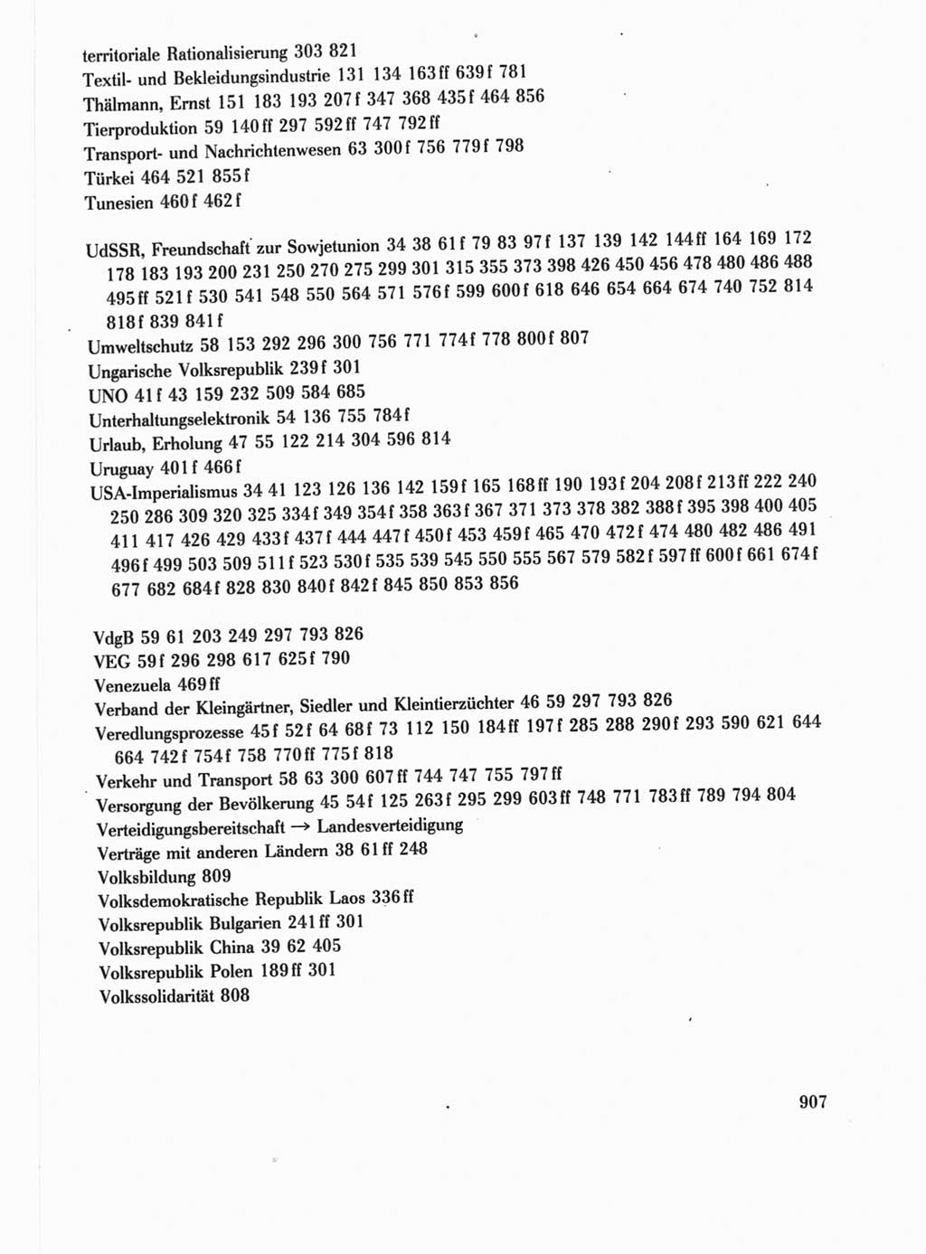 Protokoll der Verhandlungen des Ⅺ. Parteitages der Sozialistischen Einheitspartei Deutschlands (SED) [Deutsche Demokratische Republik (DDR)] 1986, Seite 907