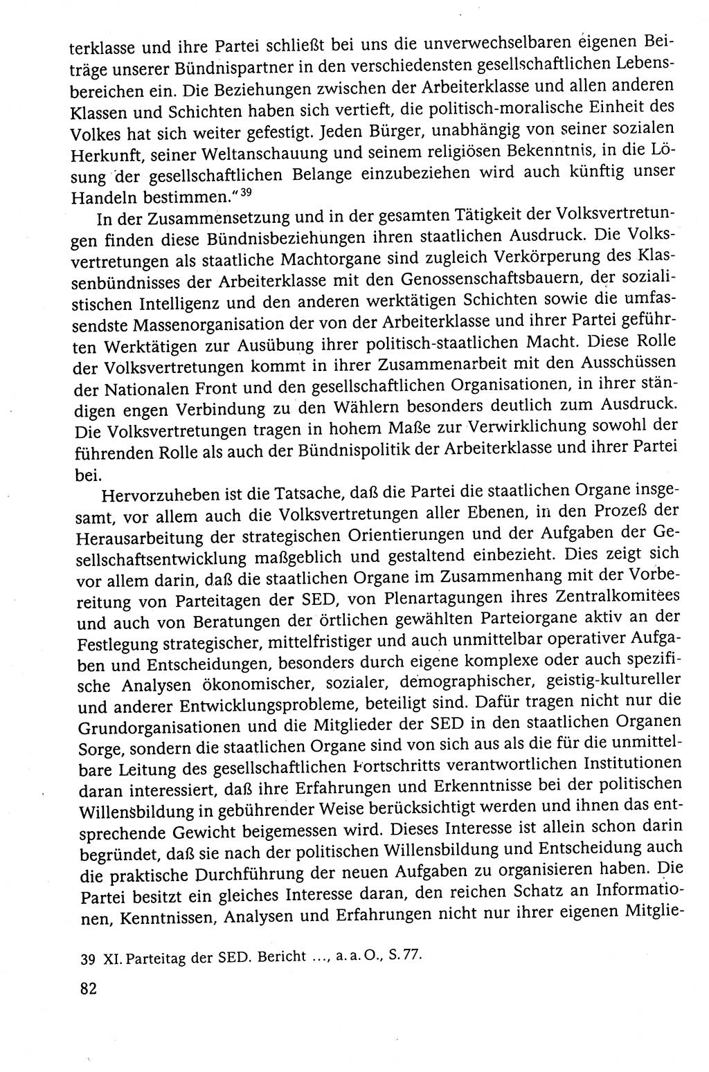 Der Staat im politischen System der DDR (Deutsche Demokratische Republik) 1986, Seite 82 (St. pol. Sys. DDR 1986, S. 82)