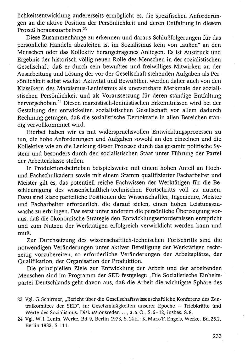 Der Staat im politischen System der DDR (Deutsche Demokratische Republik) 1986, Seite 233 (St. pol. Sys. DDR 1986, S. 233)