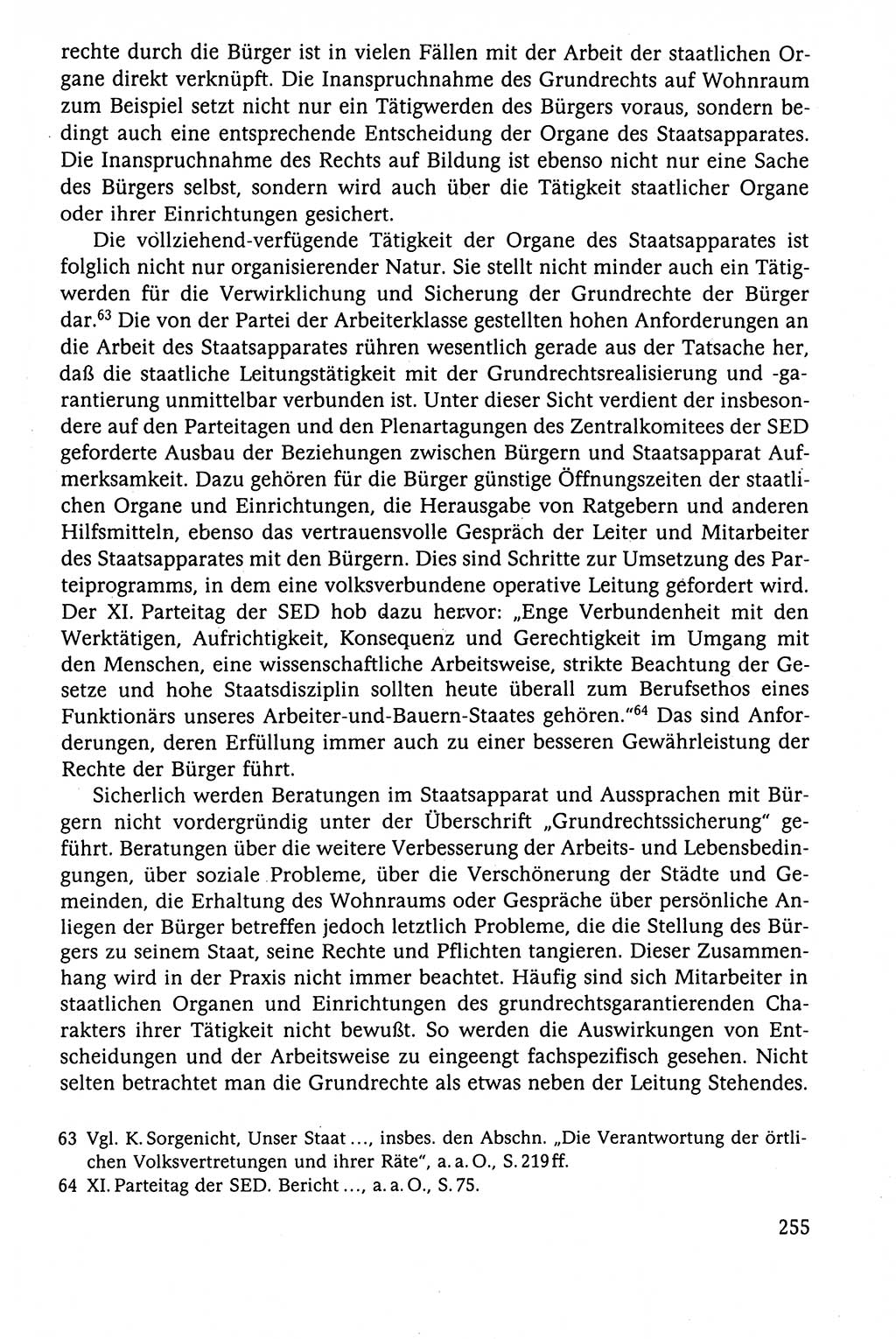 Der Staat im politischen System der DDR (Deutsche Demokratische Republik) 1986, Seite 255 (St. pol. Sys. DDR 1986, S. 255)
