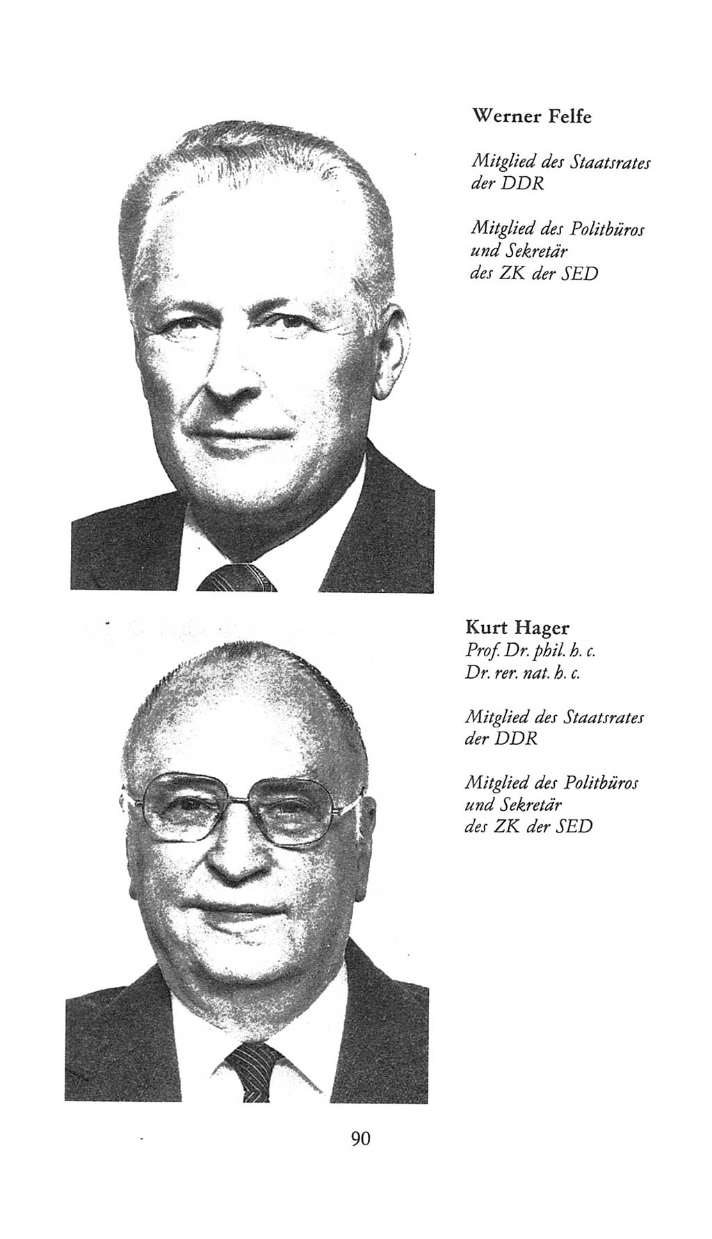 Volkskammer (VK) der Deutschen Demokratischen Republik (DDR), 9. Wahlperiode 1986-1990, Seite 90 (VK. DDR 9. WP. 1986-1990, S. 90)