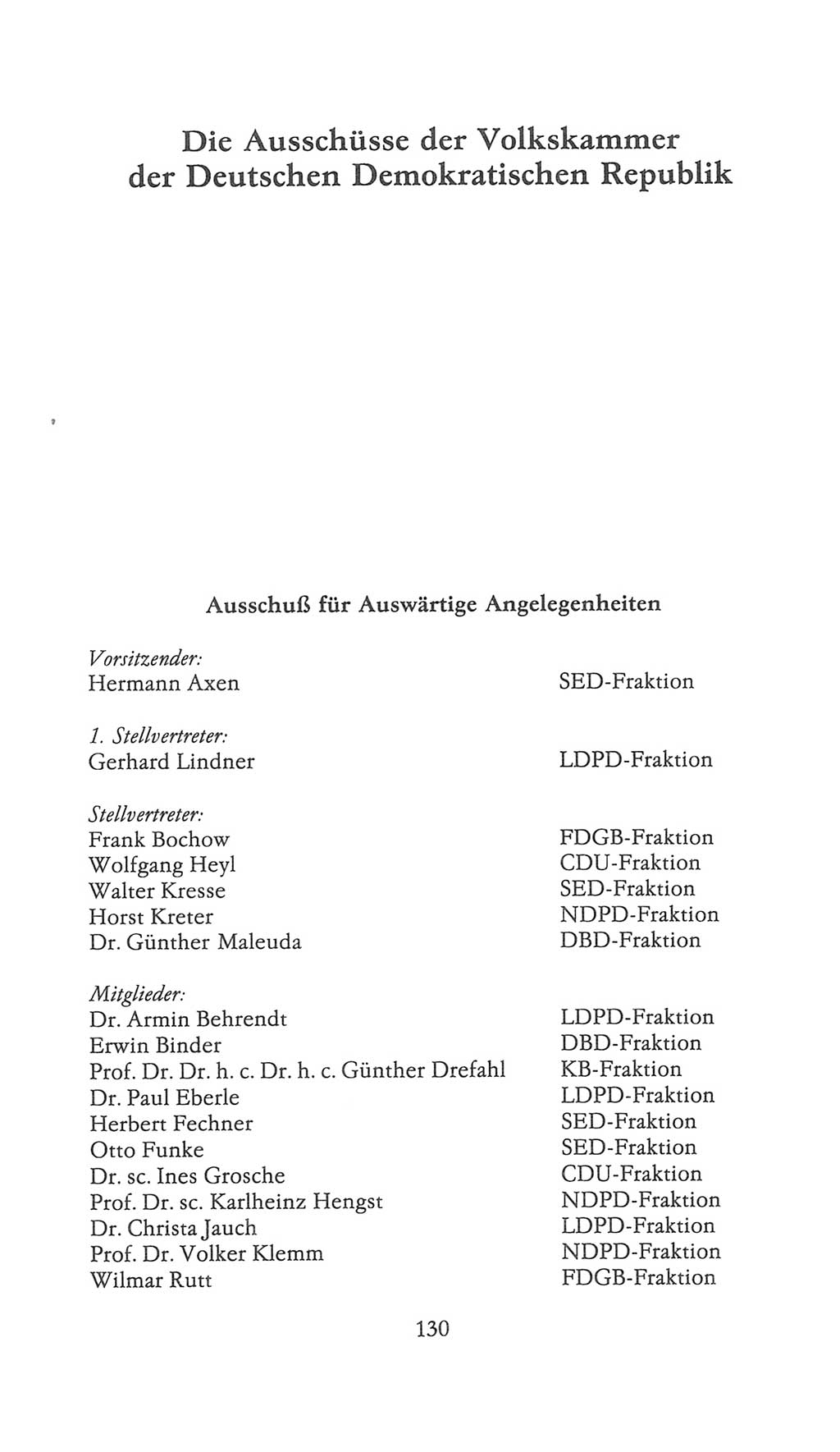 Volkskammer (VK) der Deutschen Demokratischen Republik (DDR), 9. Wahlperiode 1986-1990, Seite 130 (VK. DDR 9. WP. 1986-1990, S. 130)