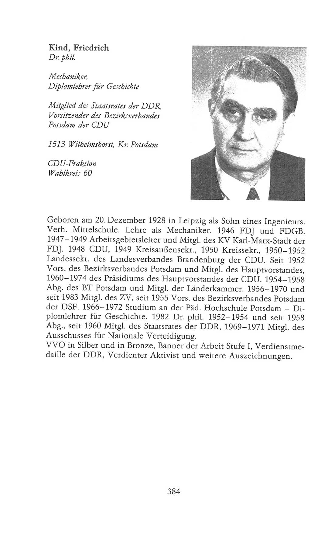 Volkskammer (VK) der Deutschen Demokratischen Republik (DDR), 9. Wahlperiode 1986-1990, Seite 384 (VK. DDR 9. WP. 1986-1990, S. 384)