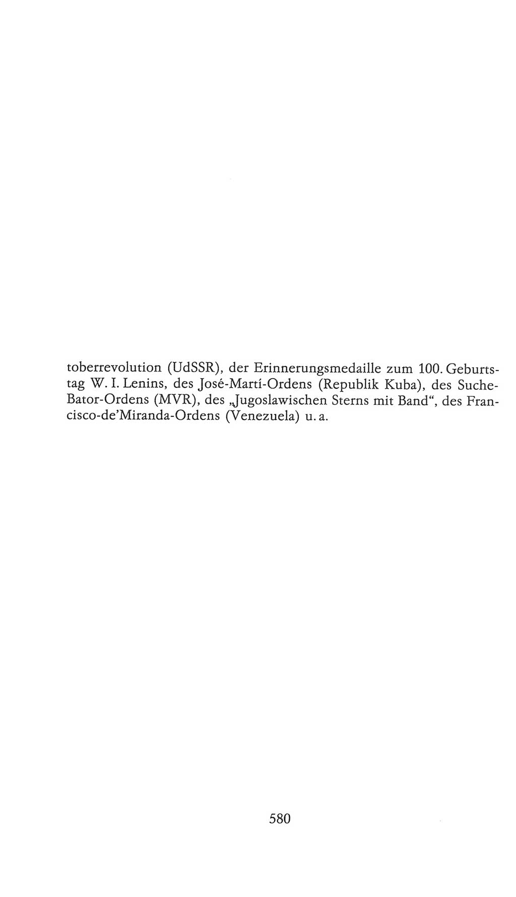 Volkskammer (VK) der Deutschen Demokratischen Republik (DDR), 9. Wahlperiode 1986-1990, Seite 580 (VK. DDR 9. WP. 1986-1990, S. 580)