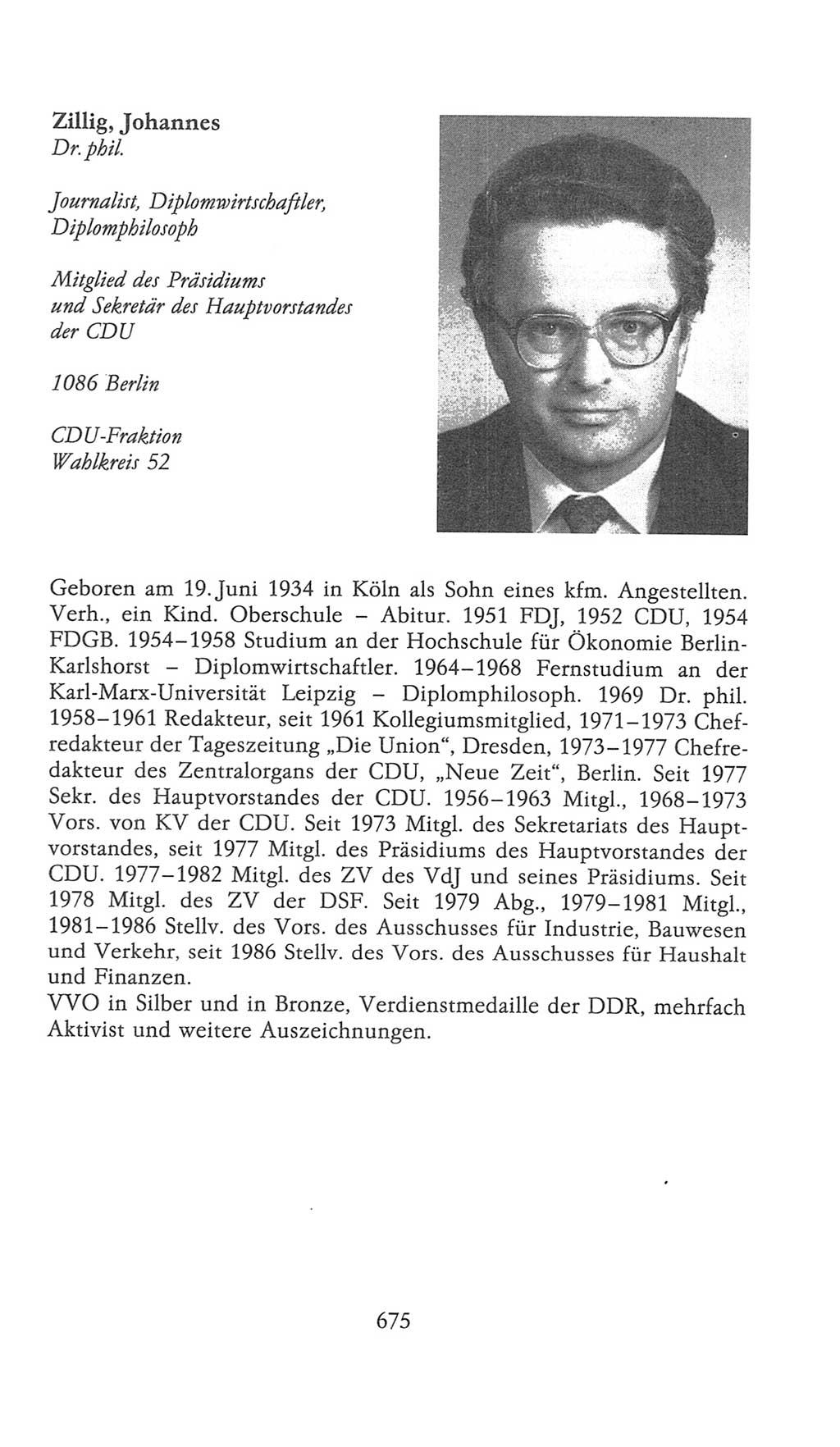 Volkskammer (VK) der Deutschen Demokratischen Republik (DDR), 9. Wahlperiode 1986-1990, Seite 675 (VK. DDR 9. WP. 1986-1990, S. 675)