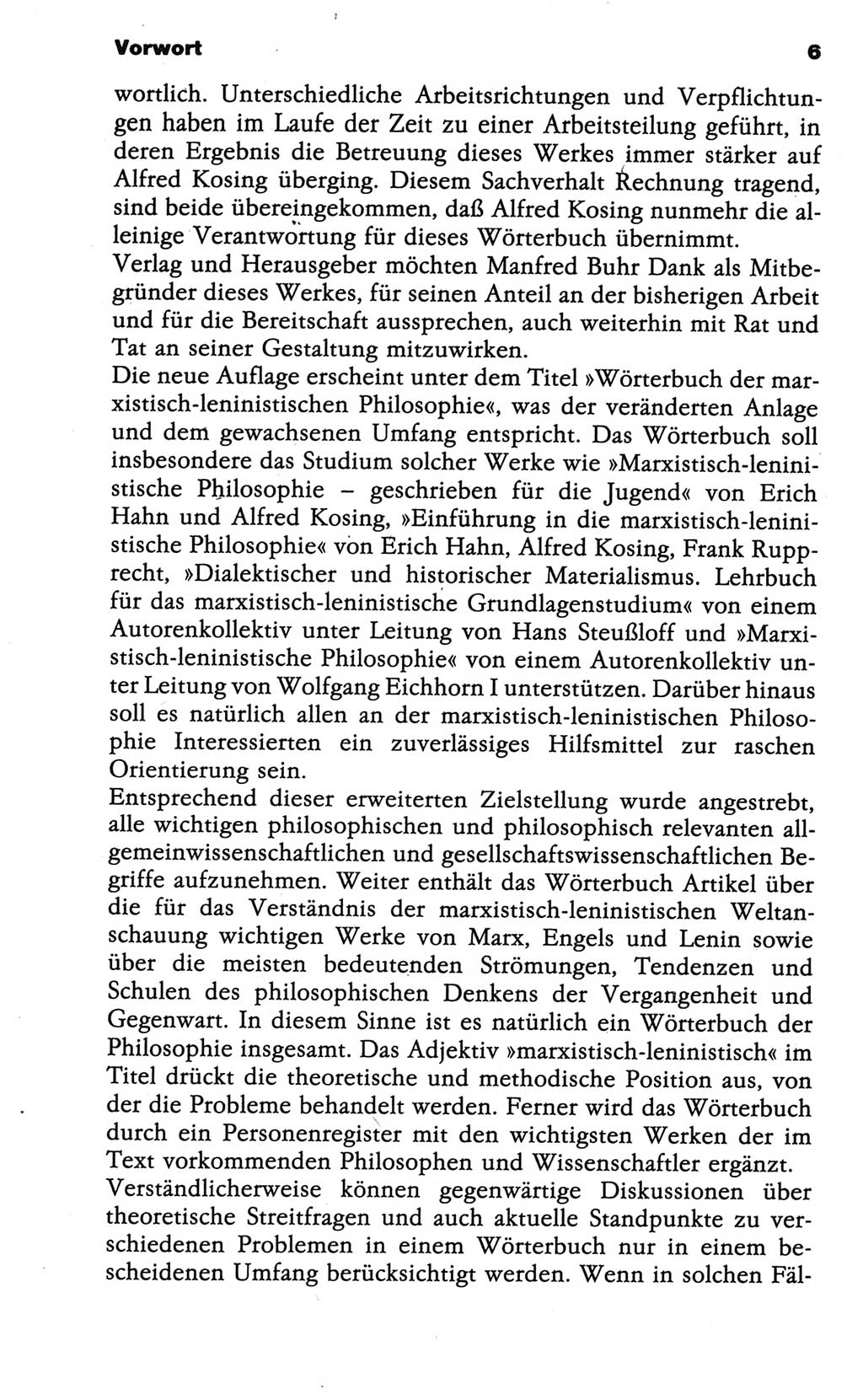 Wörterbuch der marxistisch-leninistischen Philosophie [Deutsche Demokratische Republik (DDR)] 1986, Seite 6 (Wb. ML Phil. DDR 1986, S. 6)