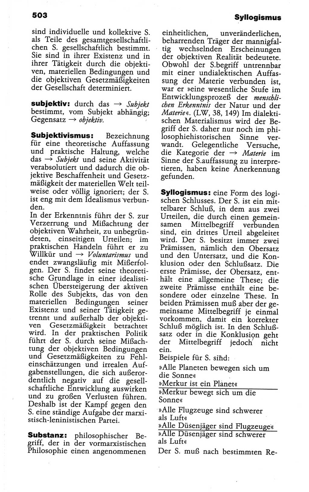 Wörterbuch der marxistisch-leninistischen Philosophie [Deutsche Demokratische Republik (DDR)] 1986, Seite 503 (Wb. ML Phil. DDR 1986, S. 503)