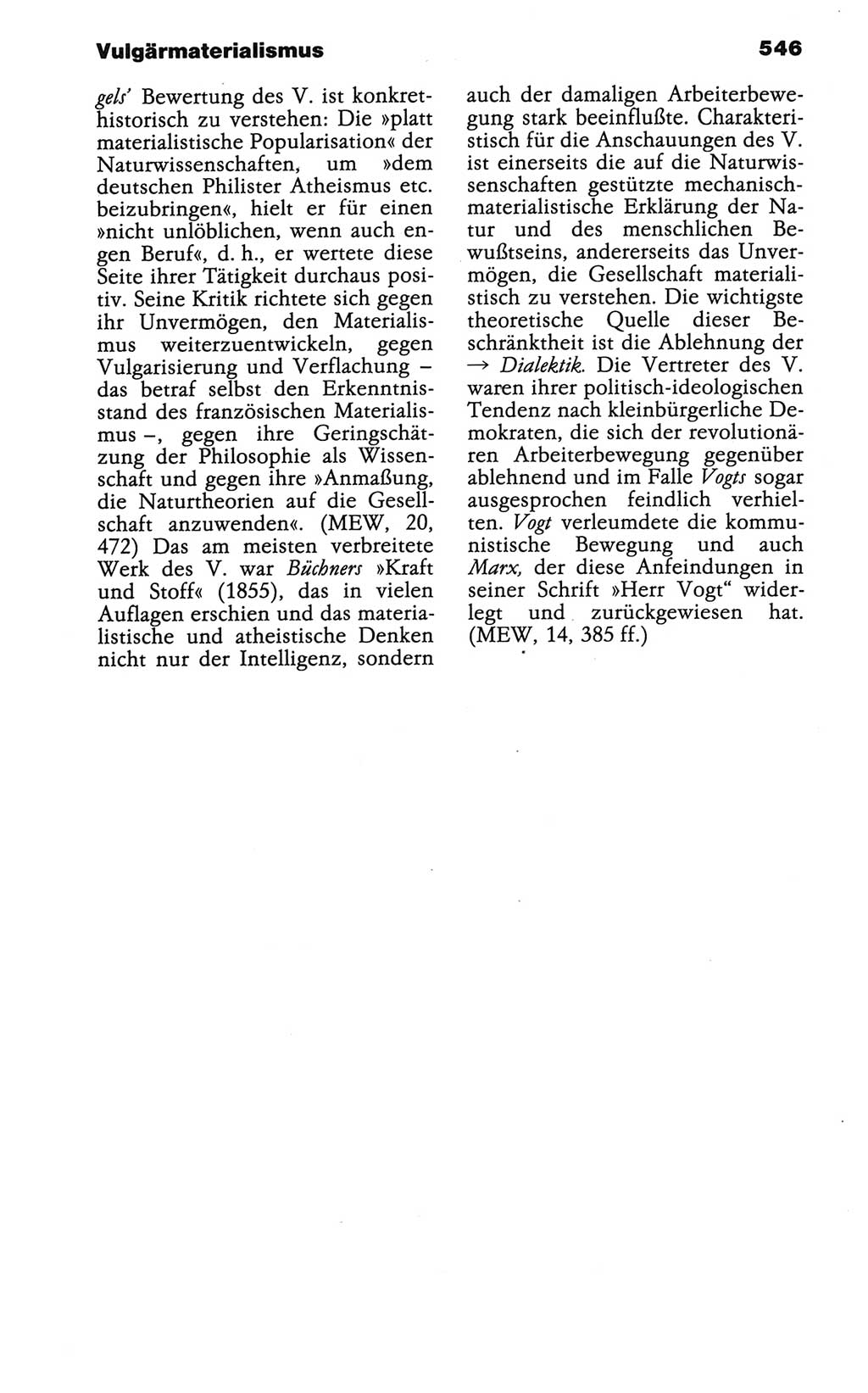 Wörterbuch der marxistisch-leninistischen Philosophie [Deutsche Demokratische Republik (DDR)] 1986, Seite 546 (Wb. ML Phil. DDR 1986, S. 546)