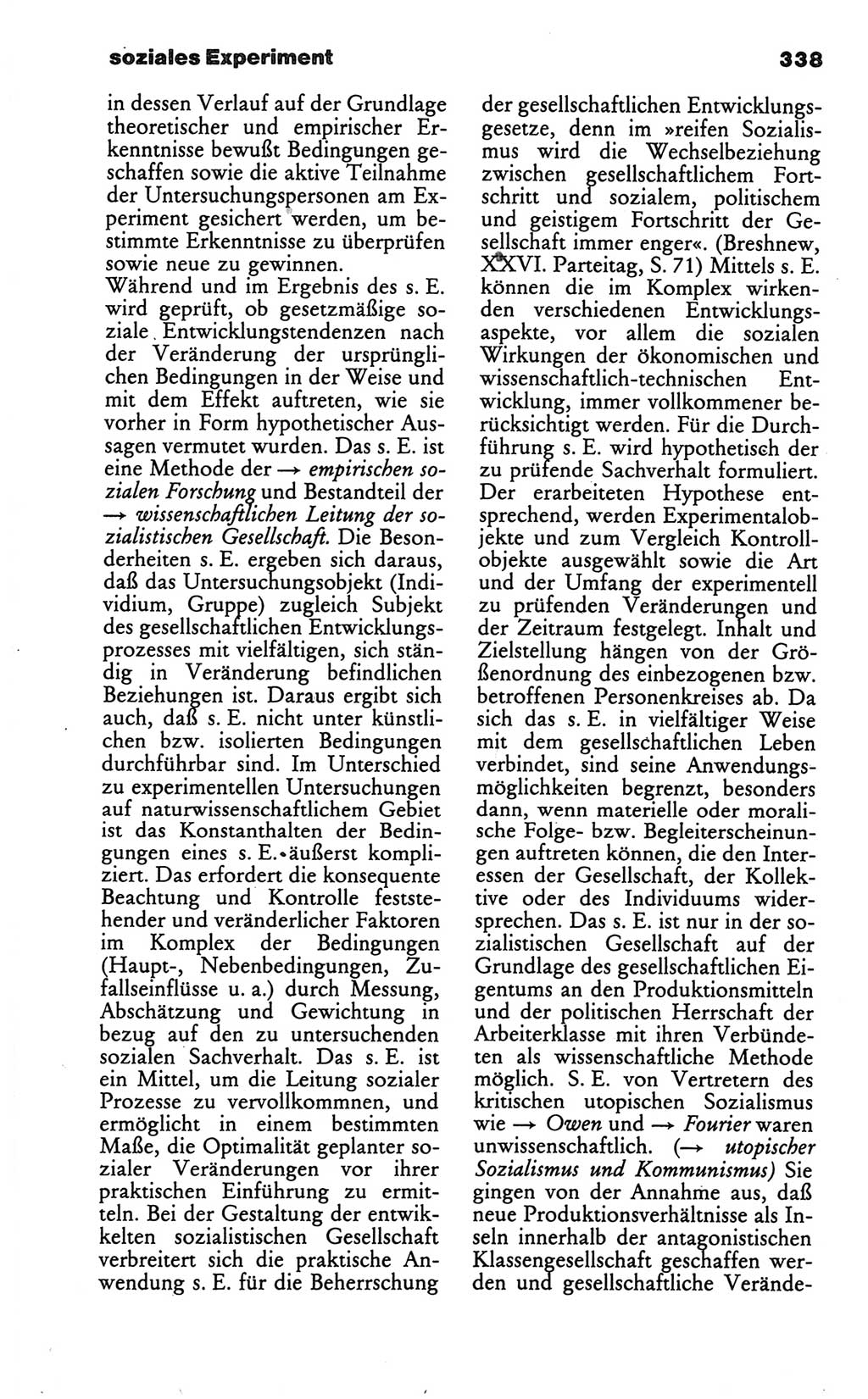 Wörterbuch des wissenschaftlichen Kommunismus [Deutsche Demokratische Republik (DDR)] 1986, Seite 338 (Wb. wiss. Komm. DDR 1986, S. 338)