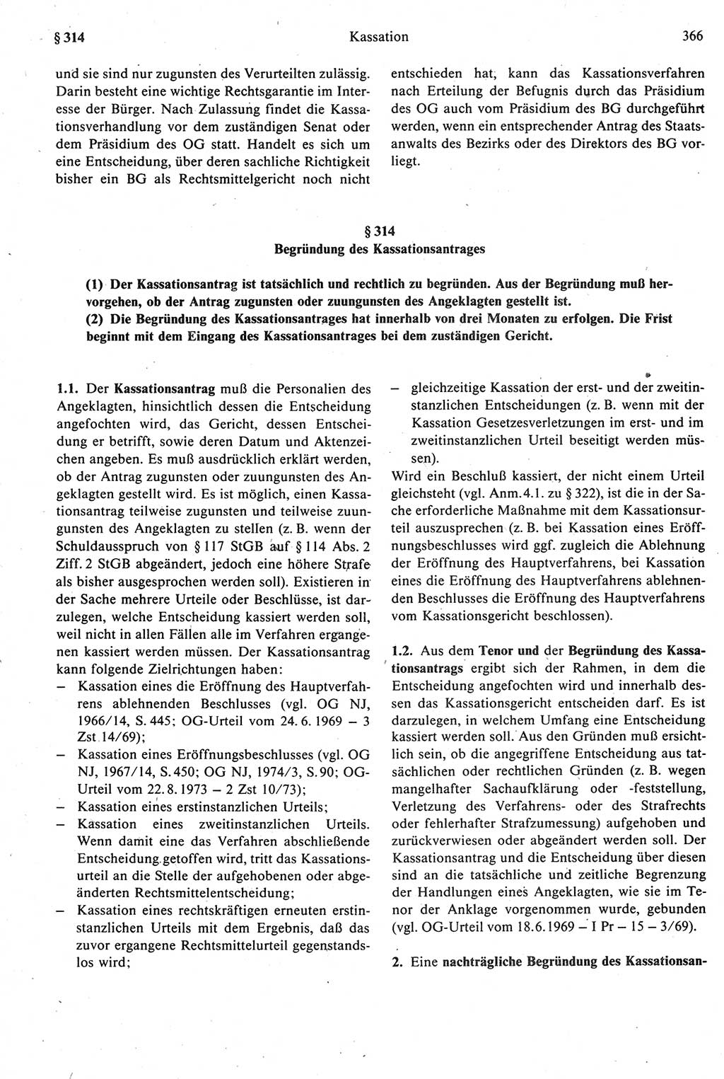 Strafprozeßrecht der DDR [Deutsche Demokratische Republik], Kommentar zur Strafprozeßordnung (StPO) 1987, Seite 366 (Strafprozeßr. DDR Komm. StPO 1987, S. 366)