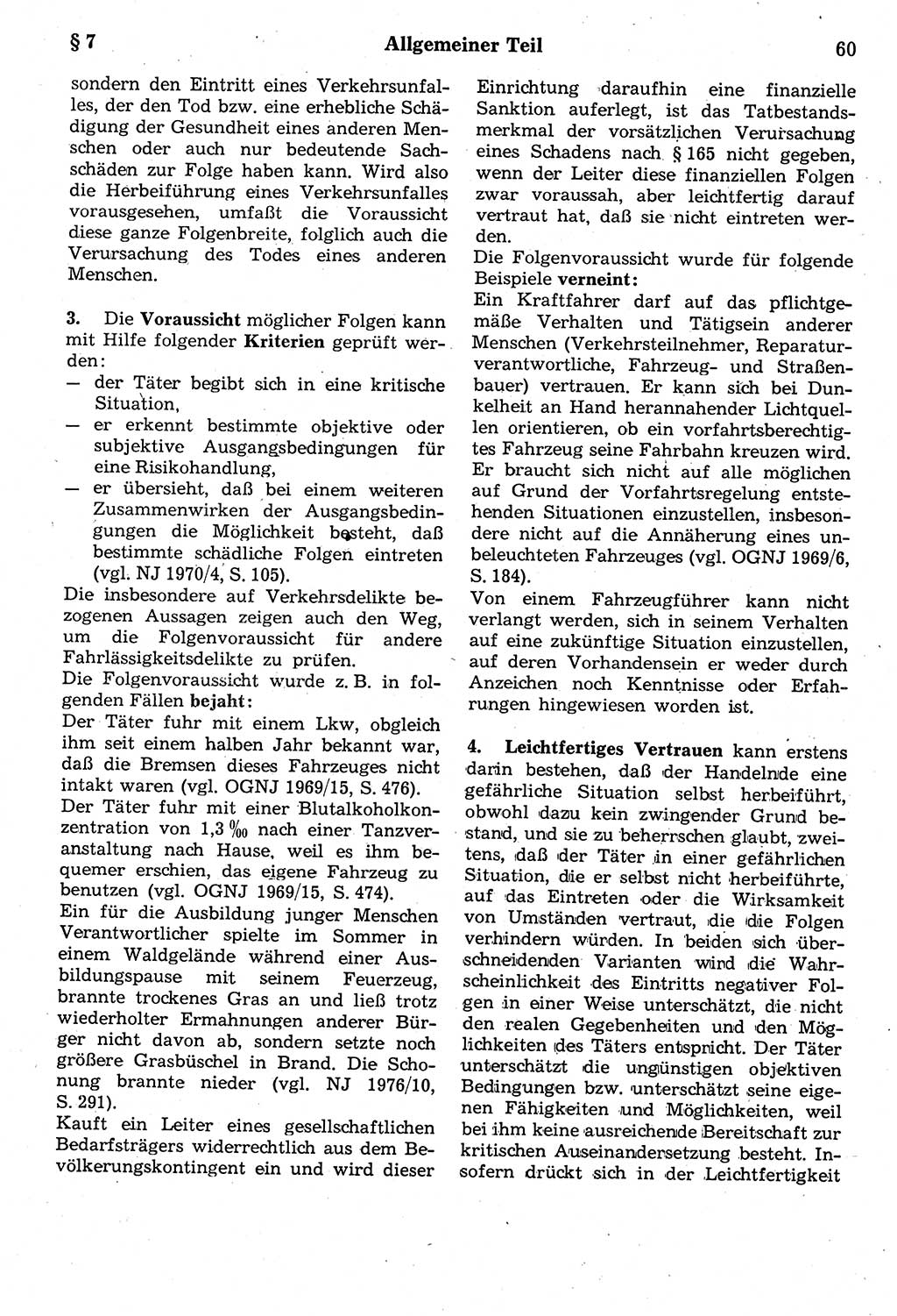 Strafrecht der Deutschen Demokratischen Republik (DDR), Kommentar zum Strafgesetzbuch (StGB) 1987, Seite 60 (Strafr. DDR Komm. StGB 1987, S. 60)