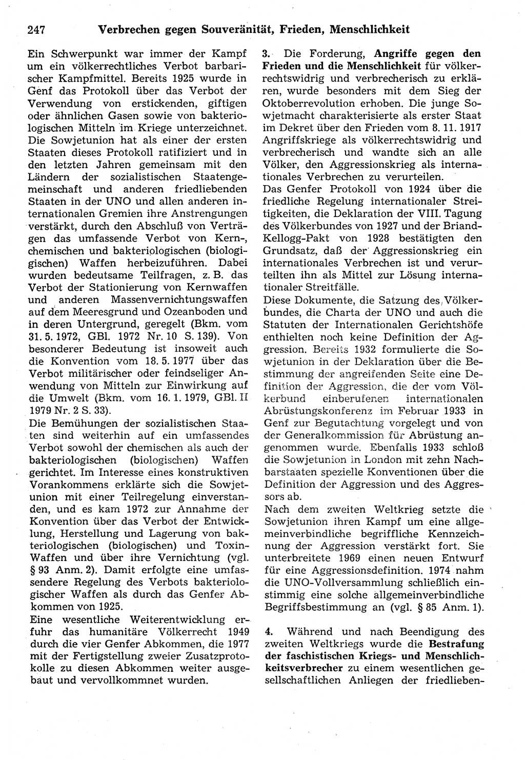 Strafrecht der Deutschen Demokratischen Republik (DDR), Kommentar zum Strafgesetzbuch (StGB) 1987, Seite 247 (Strafr. DDR Komm. StGB 1987, S. 247)