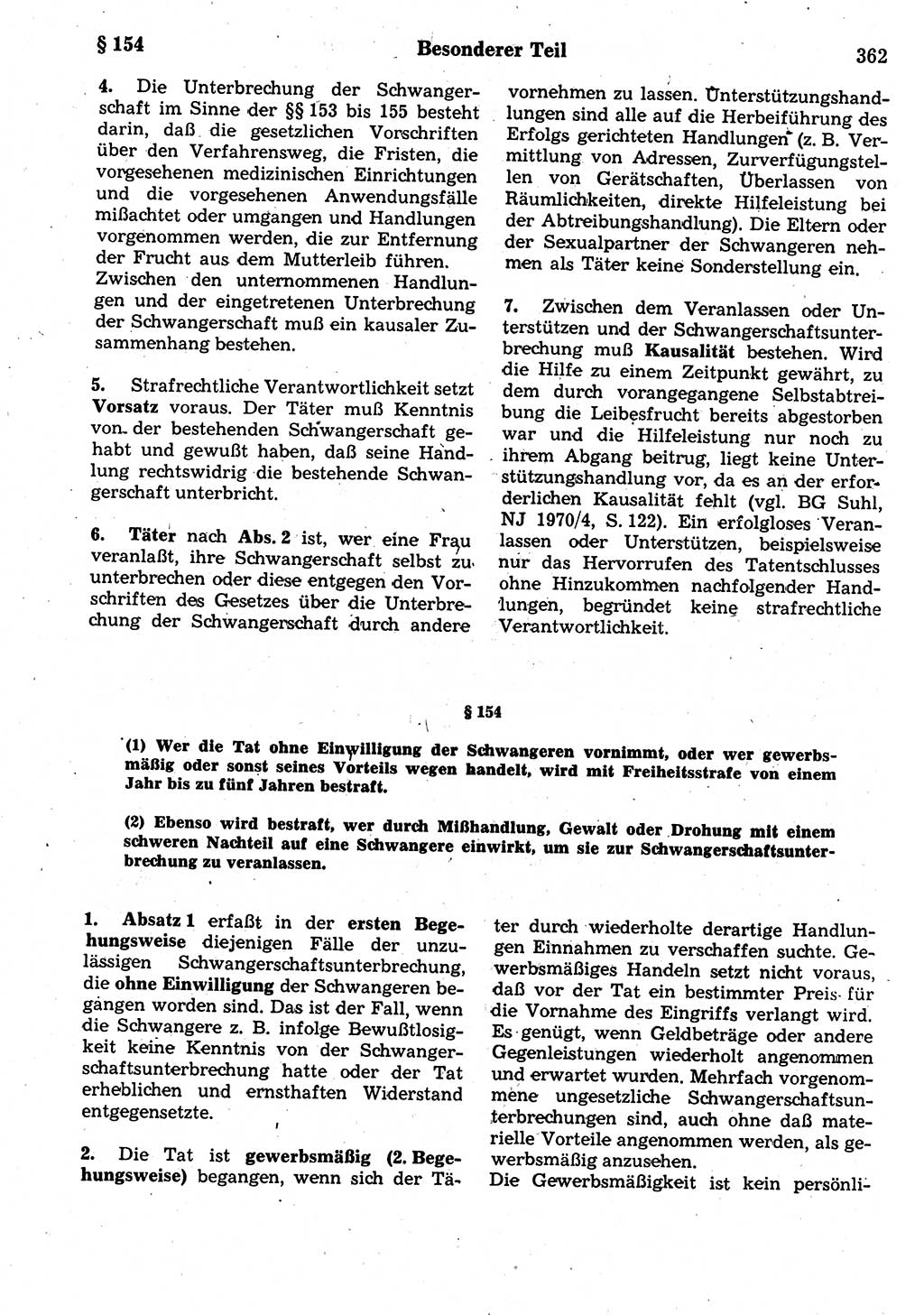 Strafrecht der Deutschen Demokratischen Republik (DDR), Kommentar zum Strafgesetzbuch (StGB) 1987, Seite 362 (Strafr. DDR Komm. StGB 1987, S. 362)