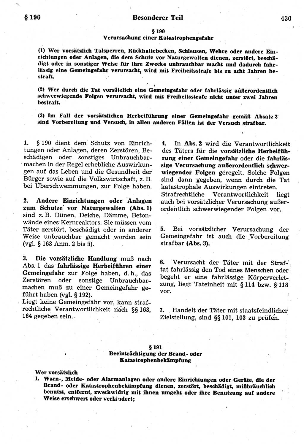 Strafrecht der Deutschen Demokratischen Republik (DDR), Kommentar zum Strafgesetzbuch (StGB) 1987, Seite 430 (Strafr. DDR Komm. StGB 1987, S. 430)