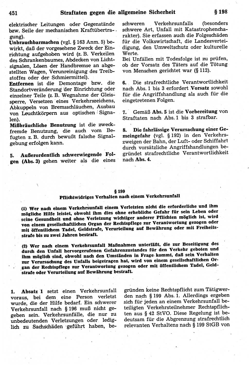 Strafrecht der Deutschen Demokratischen Republik (DDR), Kommentar zum Strafgesetzbuch (StGB) 1987, Seite 451 (Strafr. DDR Komm. StGB 1987, S. 451)
