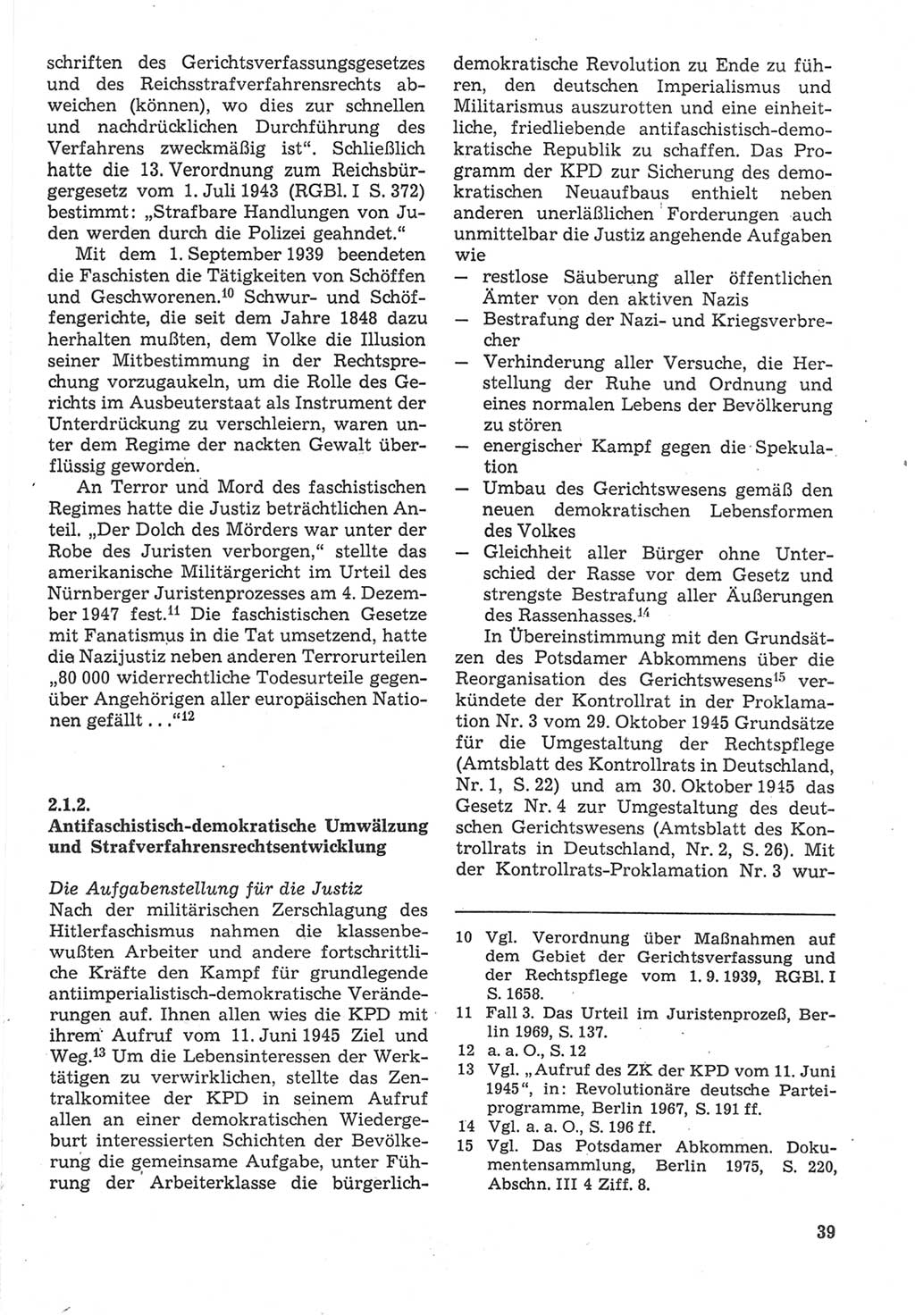 Strafverfahrensrecht [Deutsche Demokratische Republik (DDR)], Lehrbuch 1987, Seite 39 (Strafverf.-R. DDR Lb. 1987, S. 39)