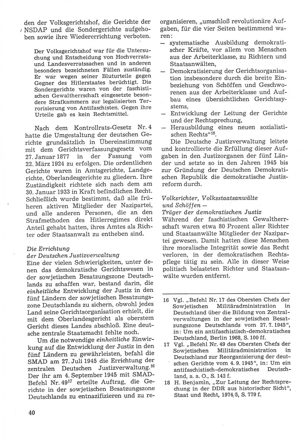 Strafverfahrensrecht [Deutsche Demokratische Republik (DDR)], Lehrbuch 1987, Seite 40 (Strafverf.-R. DDR Lb. 1987, S. 40)