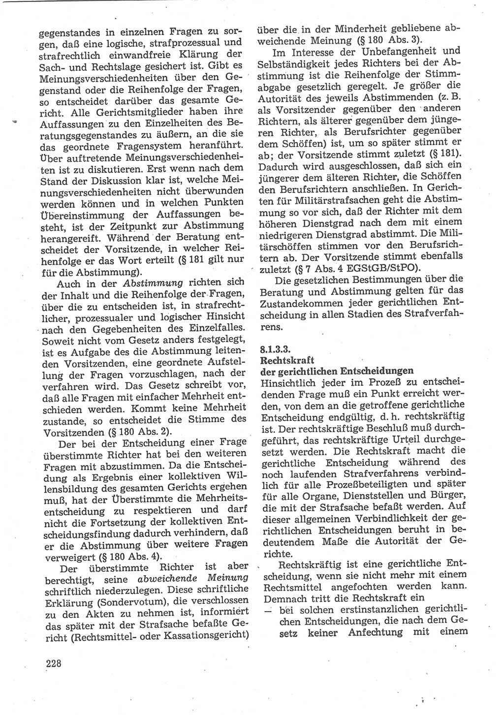 Strafverfahrensrecht [Deutsche Demokratische Republik (DDR)], Lehrbuch 1987, Seite 228 (Strafverf.-R. DDR Lb. 1987, S. 228)