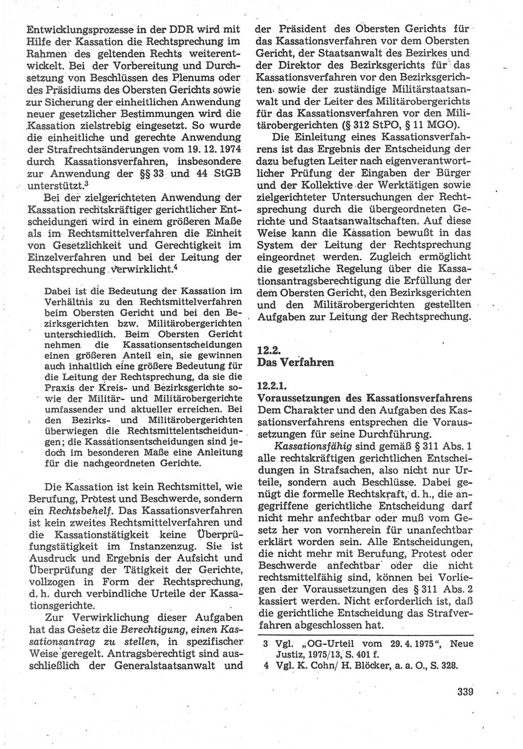 Strafverfahrensrecht [Deutsche Demokratische Republik (DDR)], Lehrbuch 1987, Seite 339 (Strafverf.-R. DDR Lb. 1987, S. 339)