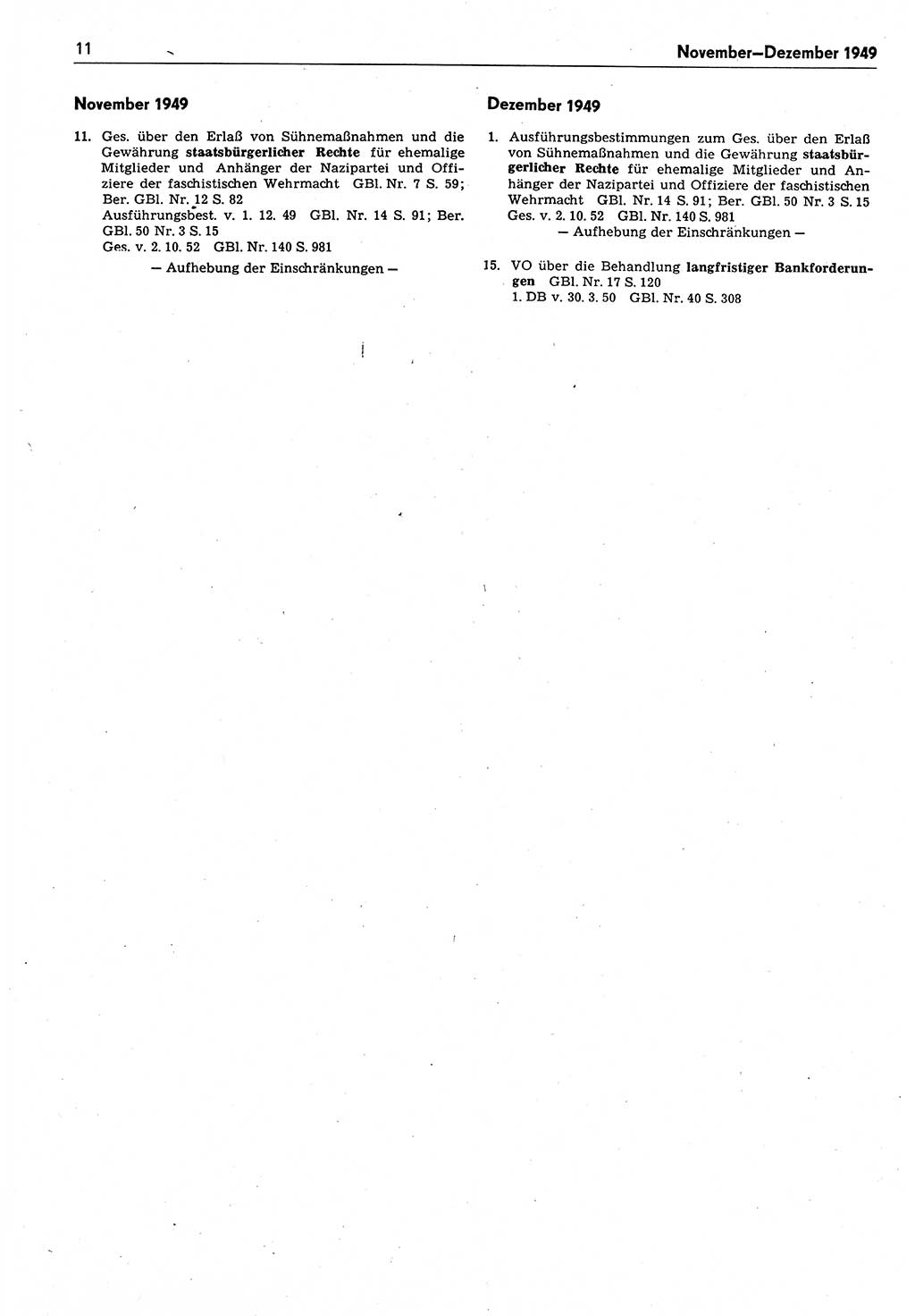 Das geltende Recht der Deutschen Demokratischen Republik (DDR) 1949-1988, Seite 11 (Gelt. R. DDR 1949-1988, S. 11)