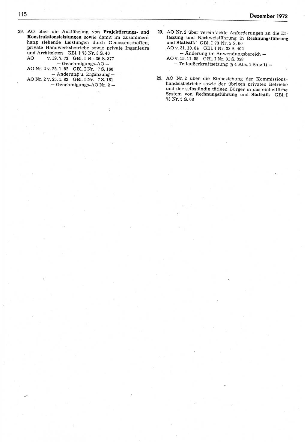 Das geltende Recht der Deutschen Demokratischen Republik (DDR) 1949-1988, Seite 115 (Gelt. R. DDR 1949-1988, S. 115)