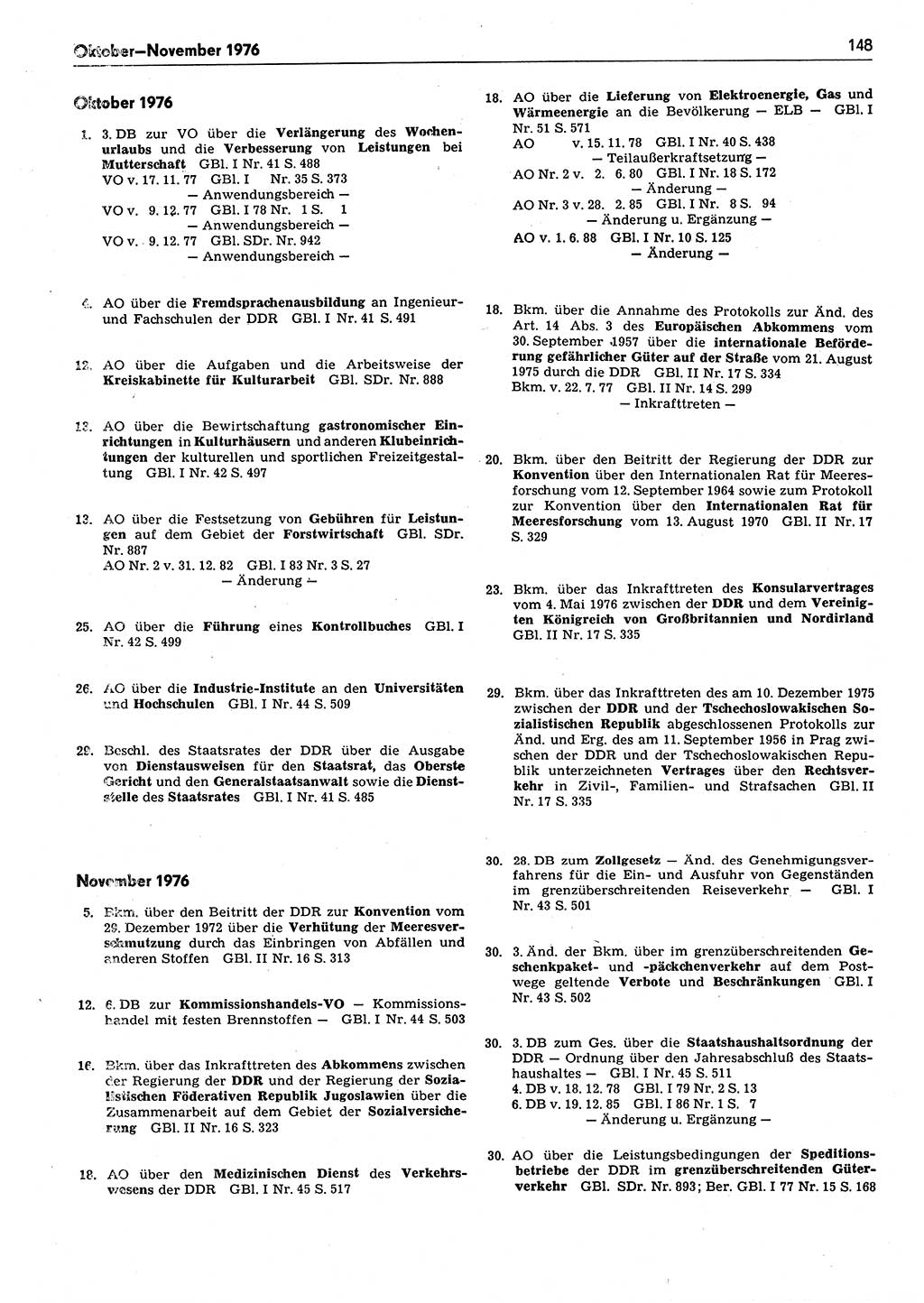 Das geltende Recht der Deutschen Demokratischen Republik (DDR) 1949-1988, Seite 148 (Gelt. R. DDR 1949-1988, S. 148)