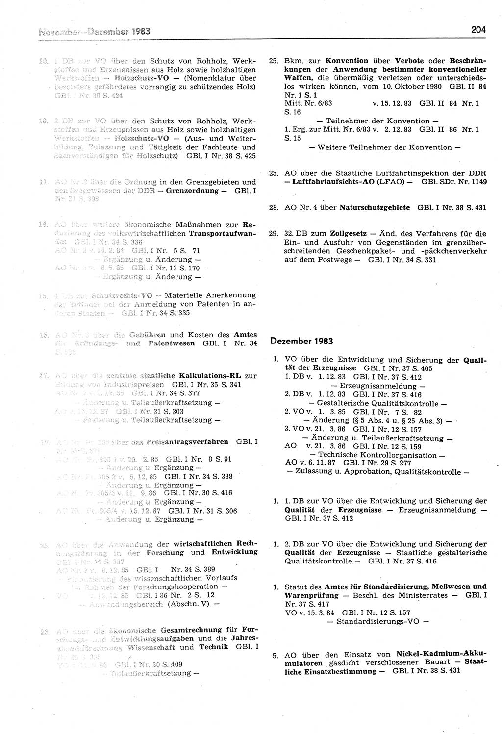 Das geltende Recht der Deutschen Demokratischen Republik (DDR) 1949-1988, Seite 204 (Gelt. R. DDR 1949-1988, S. 204)