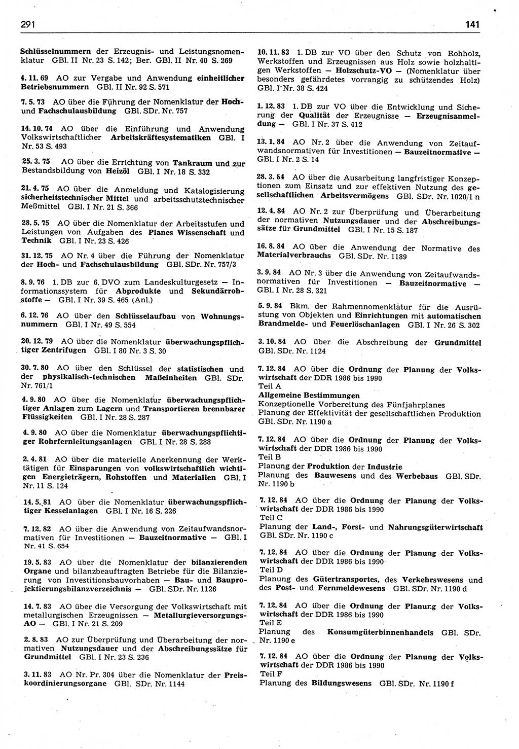 Das geltende Recht der Deutschen Demokratischen Republik (DDR) 1949-1988, Seite 291 (Gelt. R. DDR 1949-1988, S. 291)