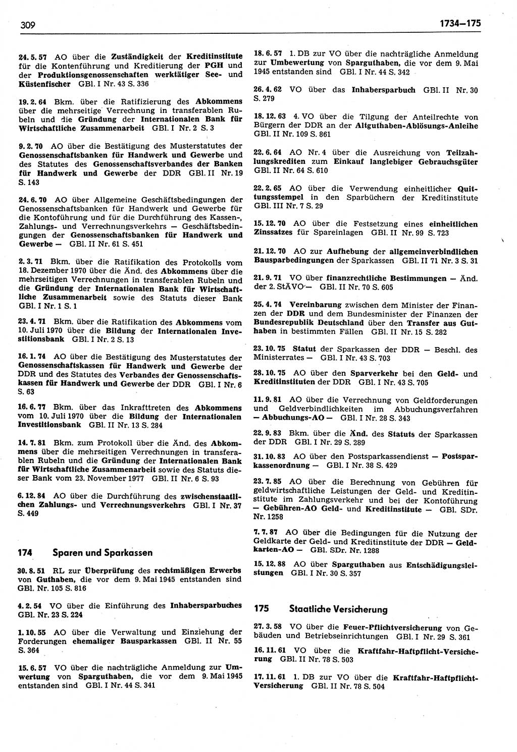 Das geltende Recht der Deutschen Demokratischen Republik (DDR) 1949-1988, Seite 309 (Gelt. R. DDR 1949-1988, S. 309)