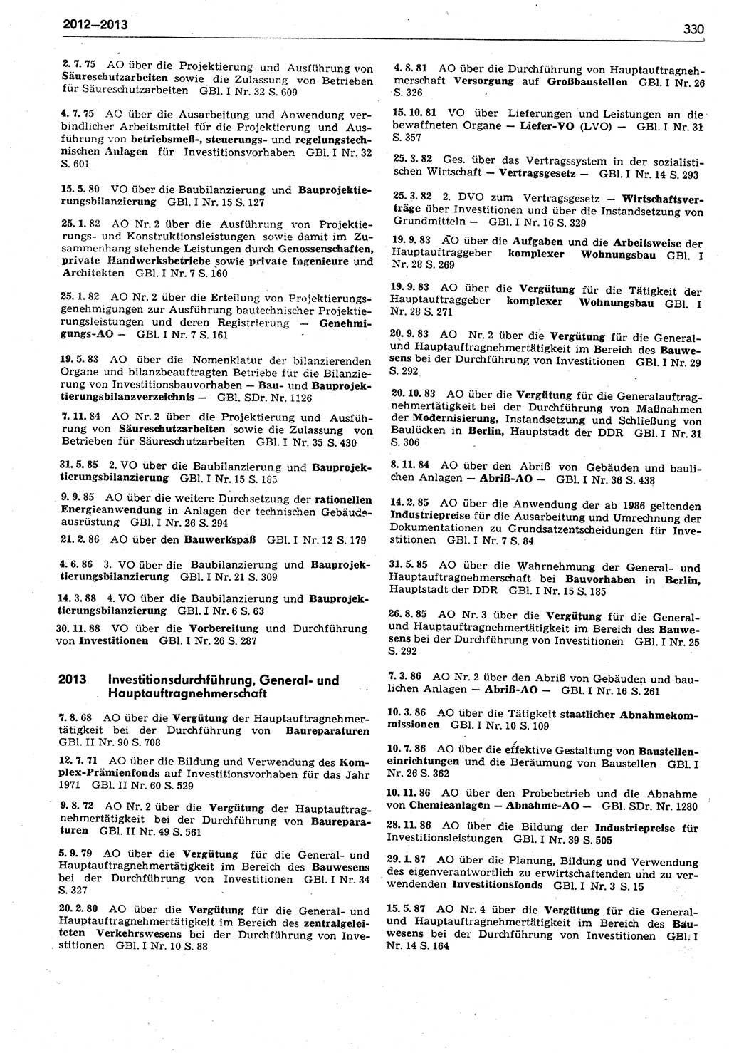 Das geltende Recht der Deutschen Demokratischen Republik (DDR) 1949-1988, Seite 330 (Gelt. R. DDR 1949-1988, S. 330)